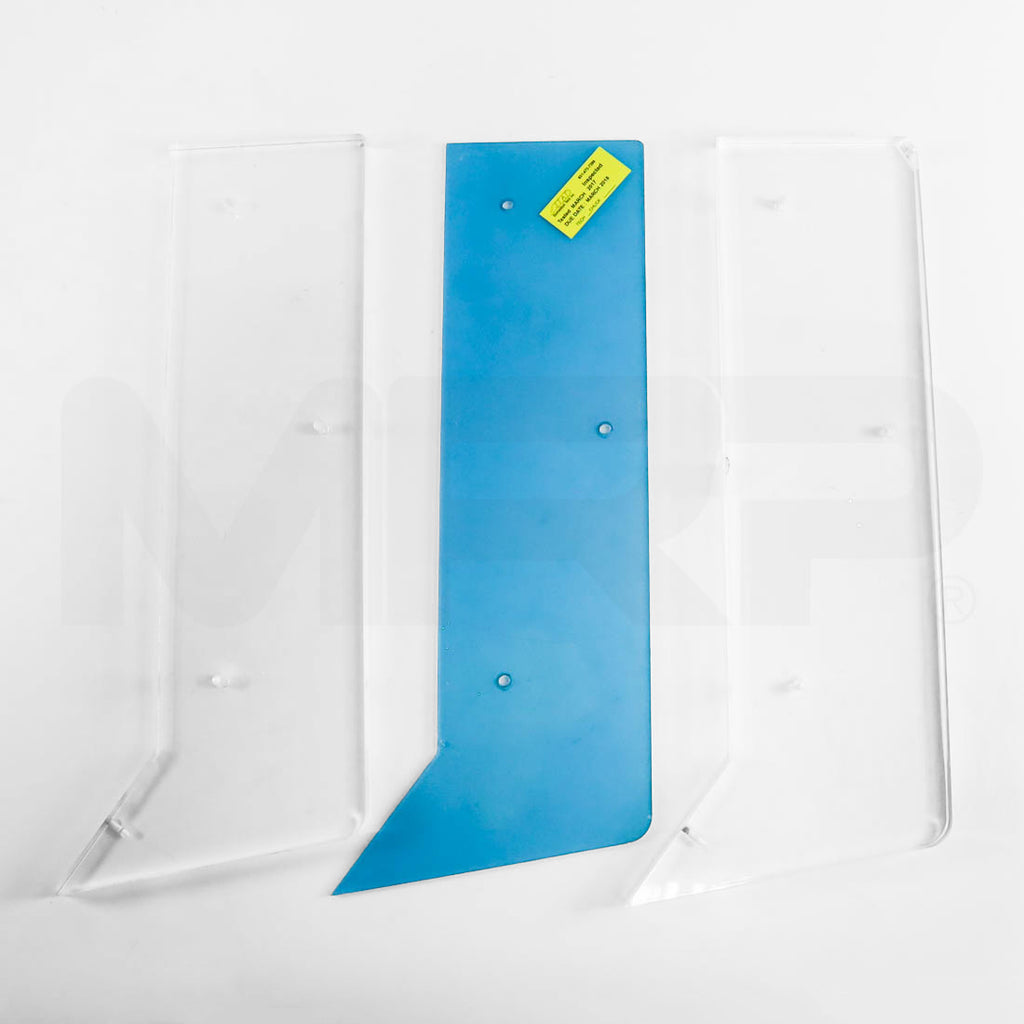 ThermiAesthetics Thermi250 Body System Clear Front Shelf Support Brackets - Parts As-is