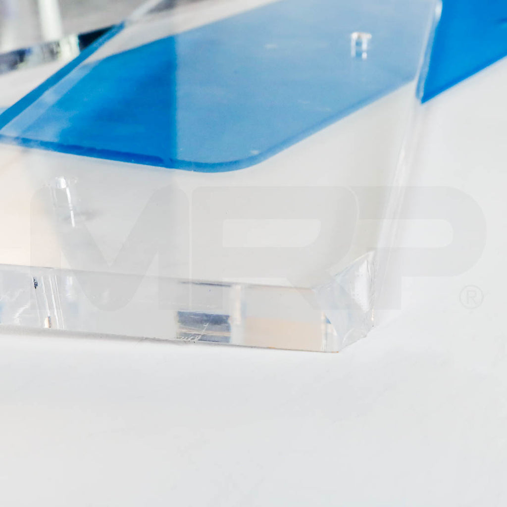 ThermiAesthetics Thermi250 Body System Clear Front Shelf Support Brackets - Parts As-is