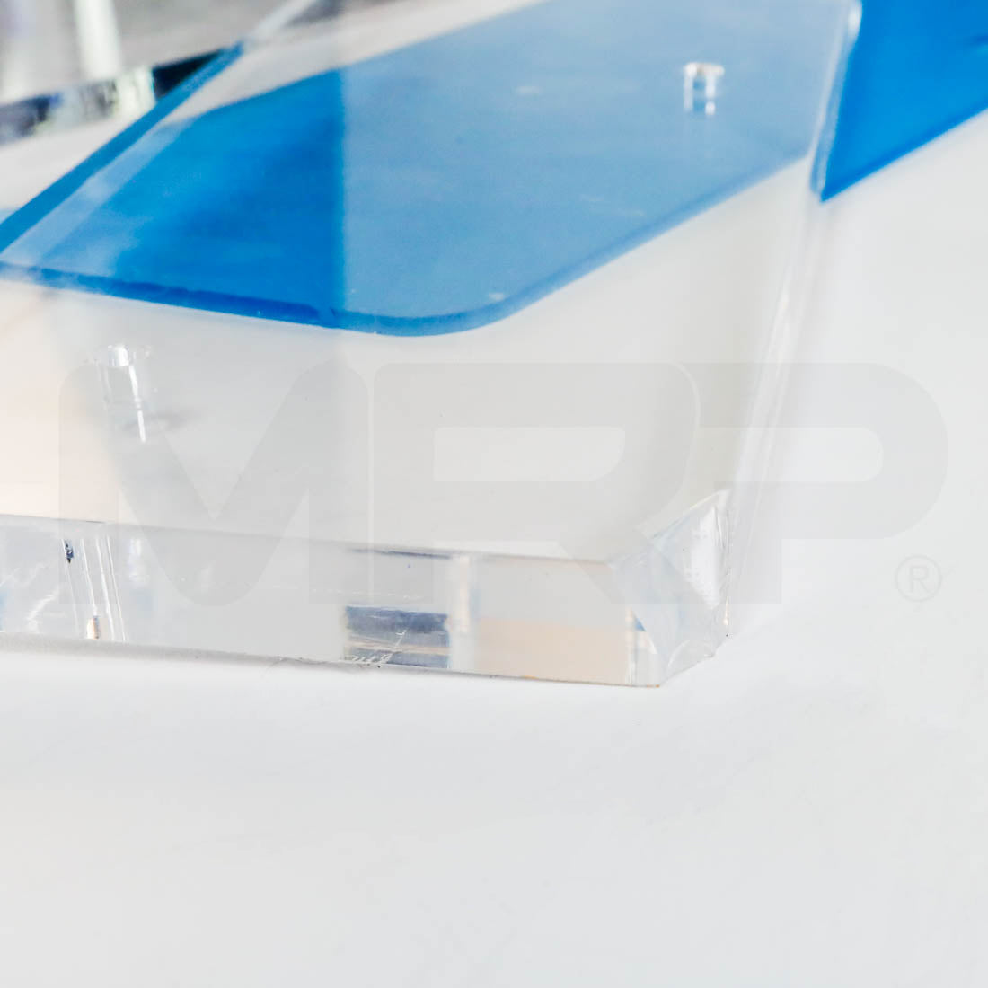 ThermiAesthetics Thermi250 Body System Clear Front Shelf Support Brackets - Parts As-is