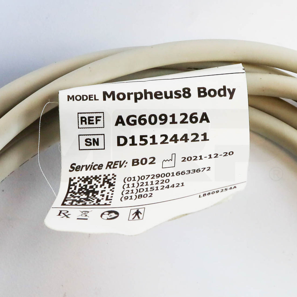 2018 InMode BodyTite Pro System Morpheaus8 Body Handpiece Label
