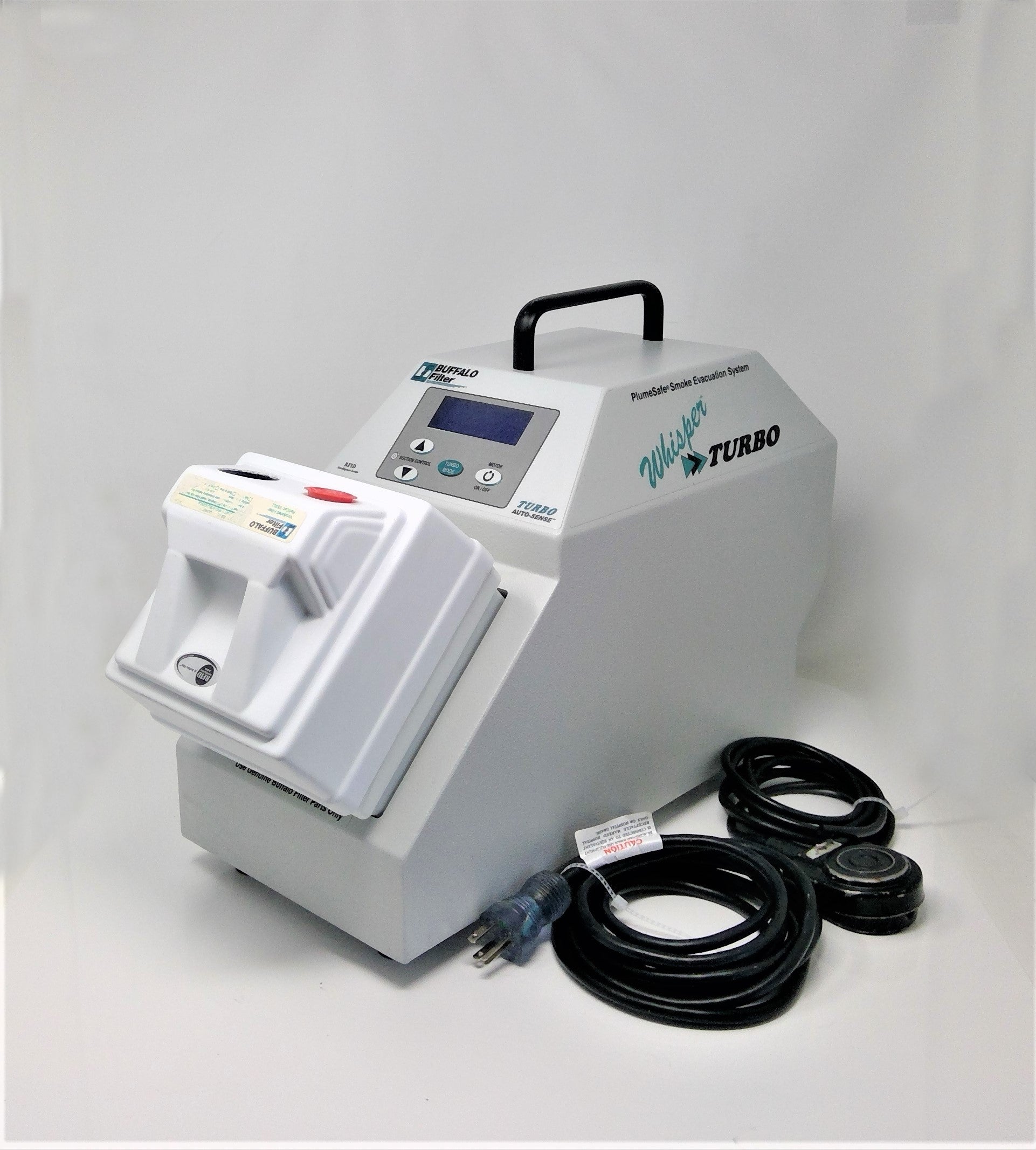 1 Buffalo Filter Plume Safe Whisper Turbo PlumeSafe RFID Smoke Evacuation System