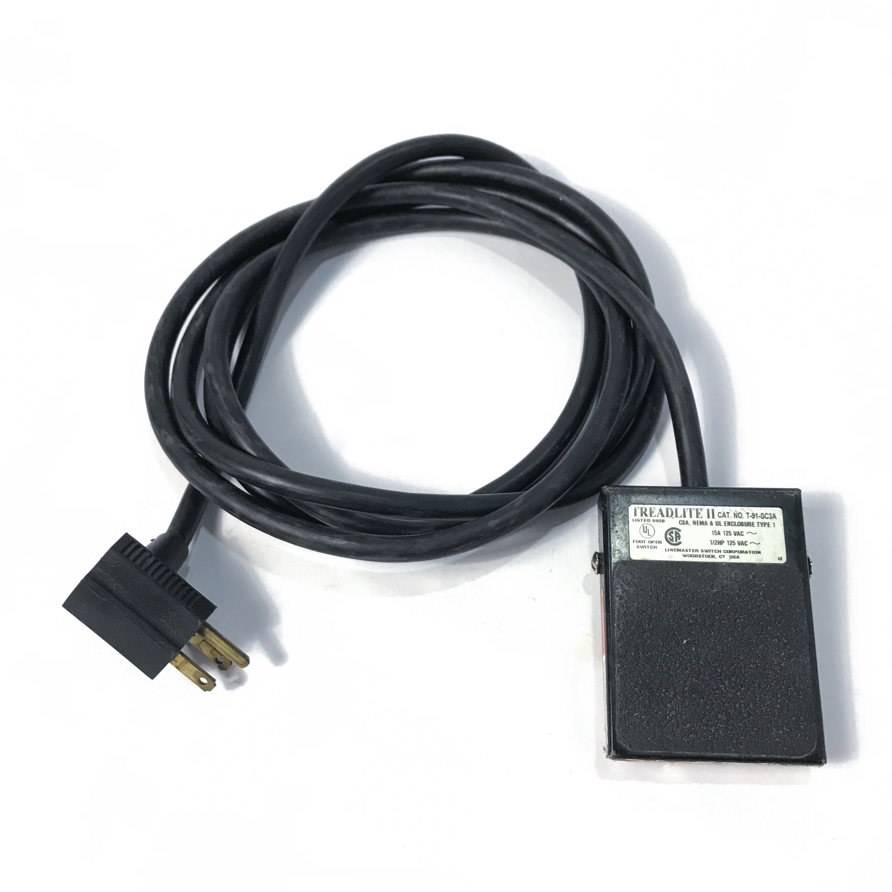 COSMETIC LASER FOOTSWITCH Type A Electrical Foot Pedal ( US Outlet Style Plug )
