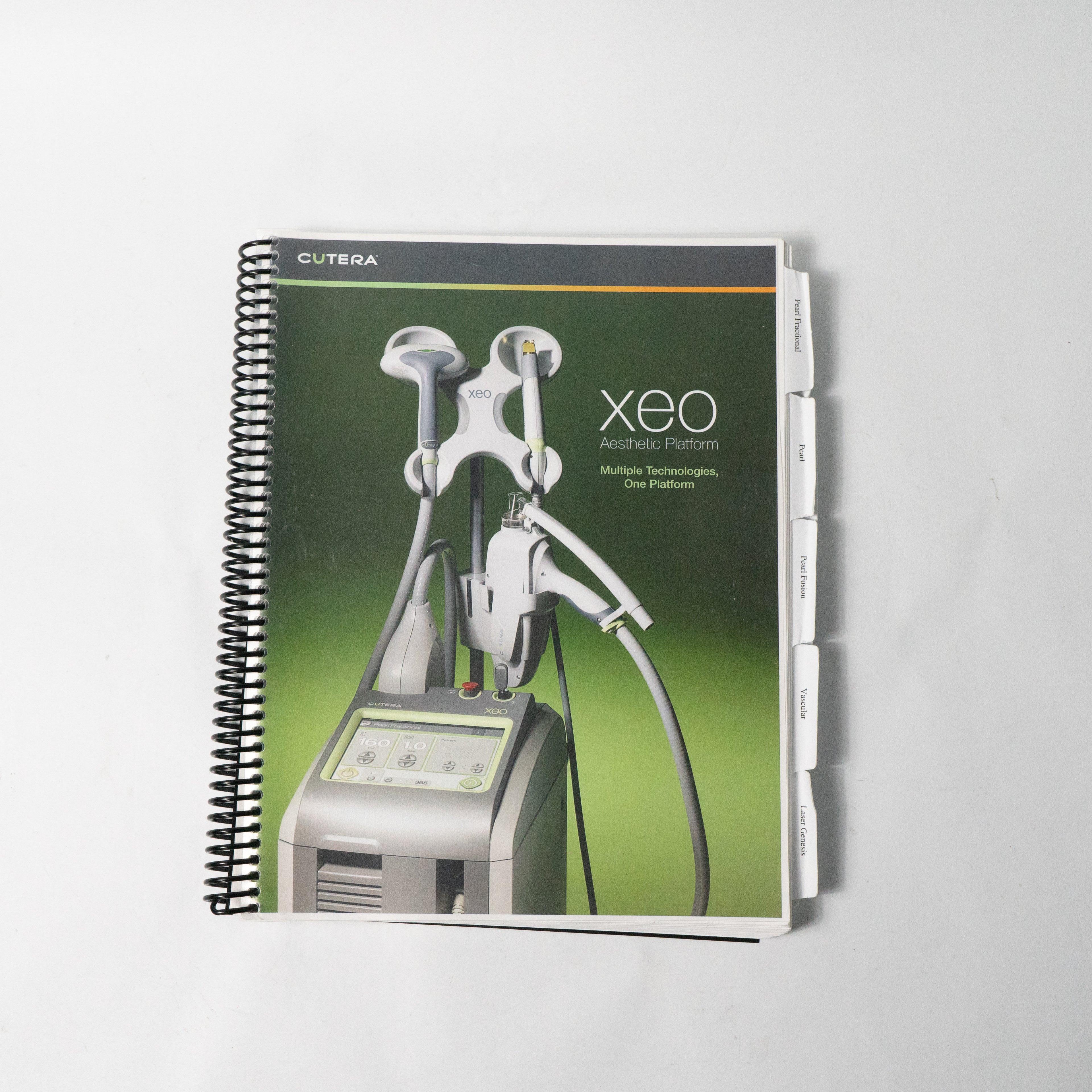 CUTERA Xeo Treatment Guideline Handbook Pearl Genesis Titan LimeLight Acutip ECT