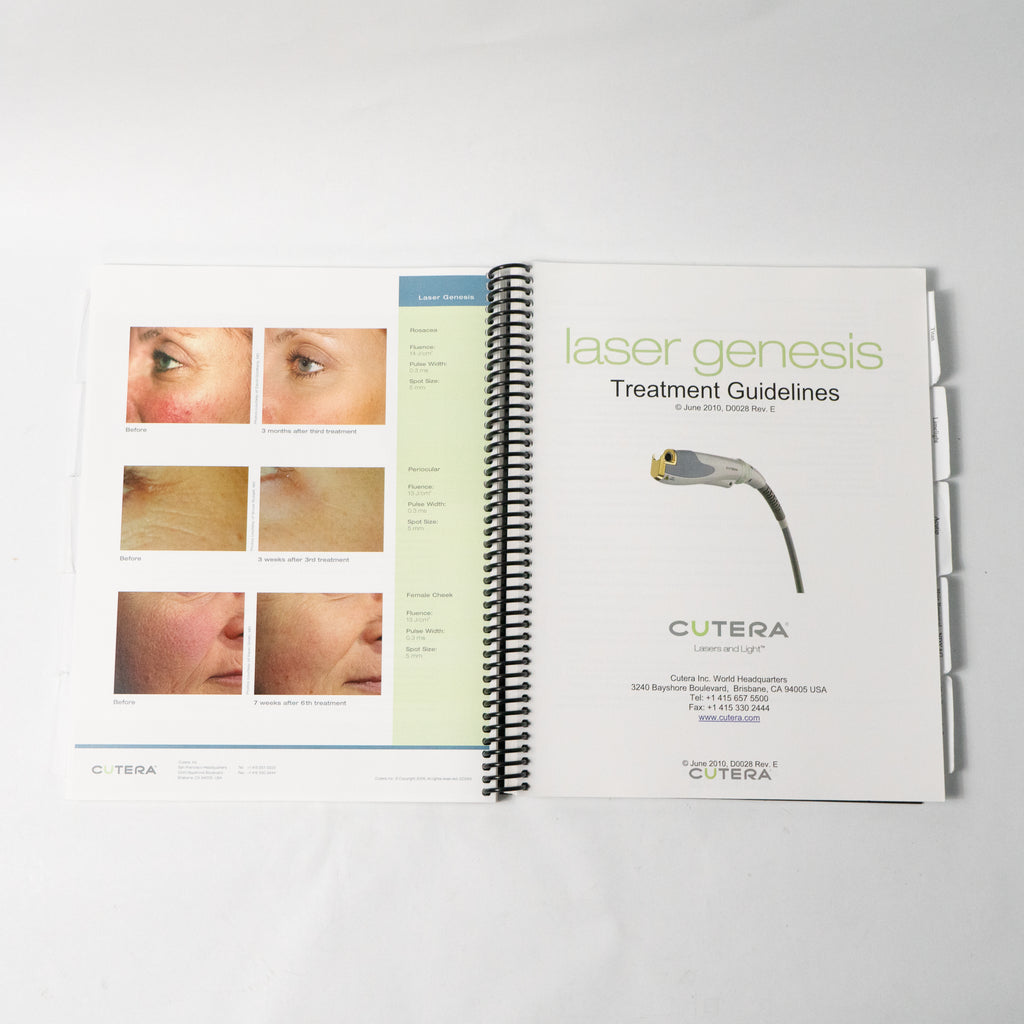 CUTERA Xeo Treatment Guideline Handbook Pearl Genesis Titan LimeLight Acutip ECT