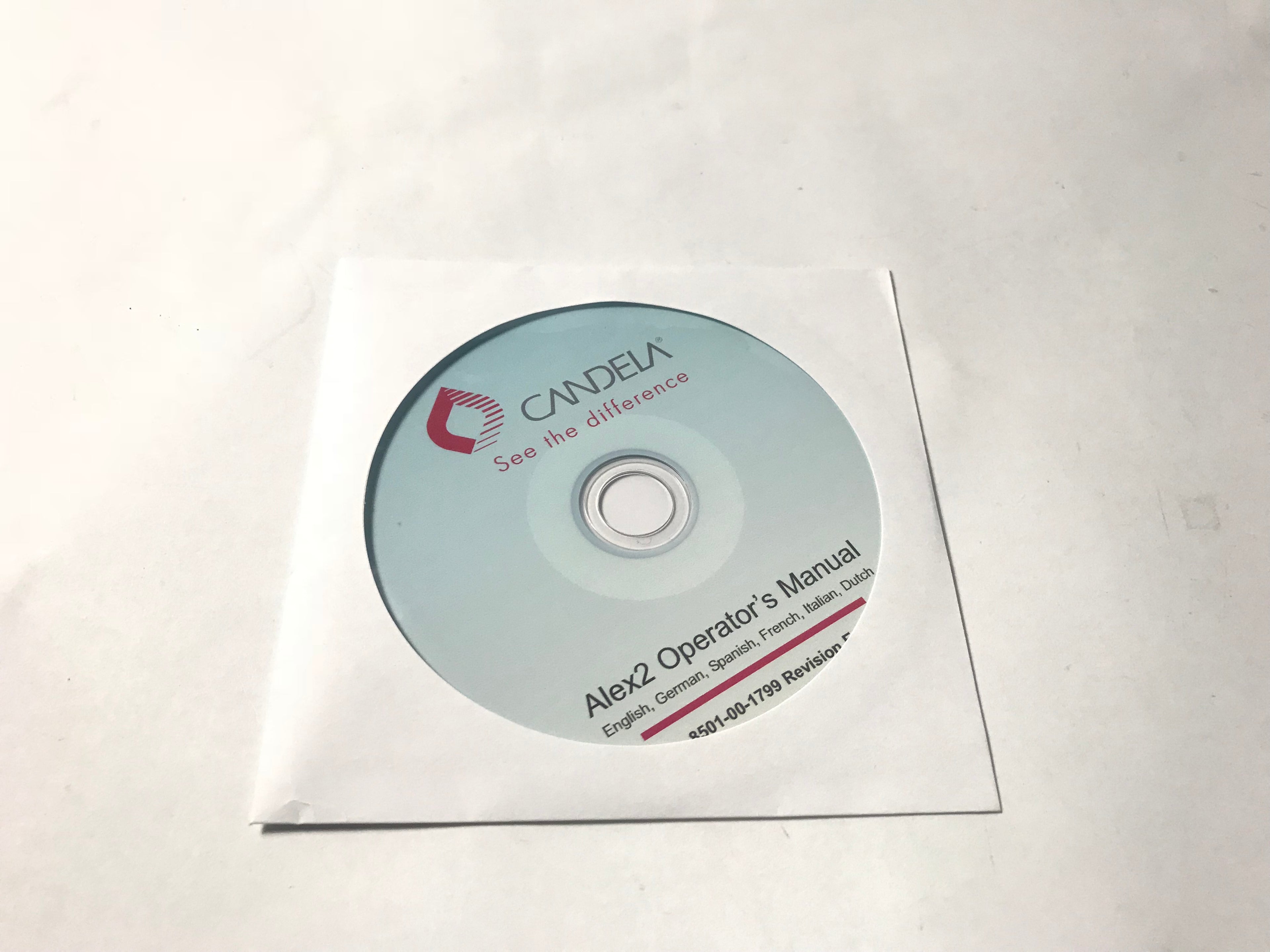 Candela Alex 2 Trivantage ATV HR 755 Laser Digital Operators Manual CD 2010