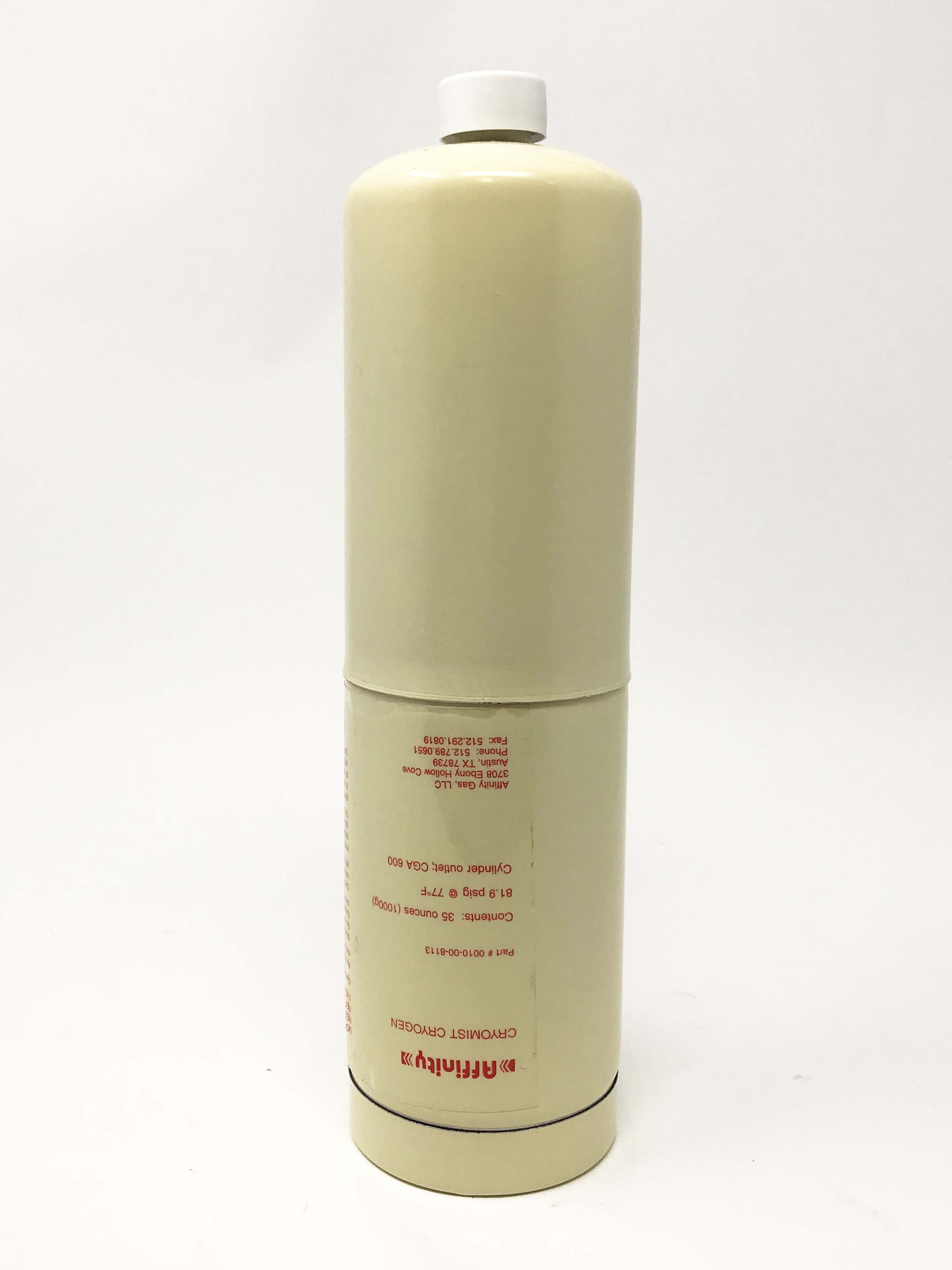Candela GentleLase Gentle Cool DCD Affinity Cryomist Cryogen Canister 1000g