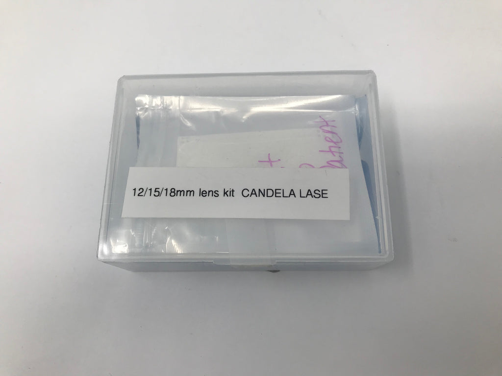Candela GentleLase Gentle Lase 12/15/18 mm Handpiece Lens Replacement Kit