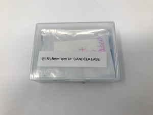 Candela GentleLase Gentle Lase 12/15/18 mm Handpiece Lens Replacement Kit