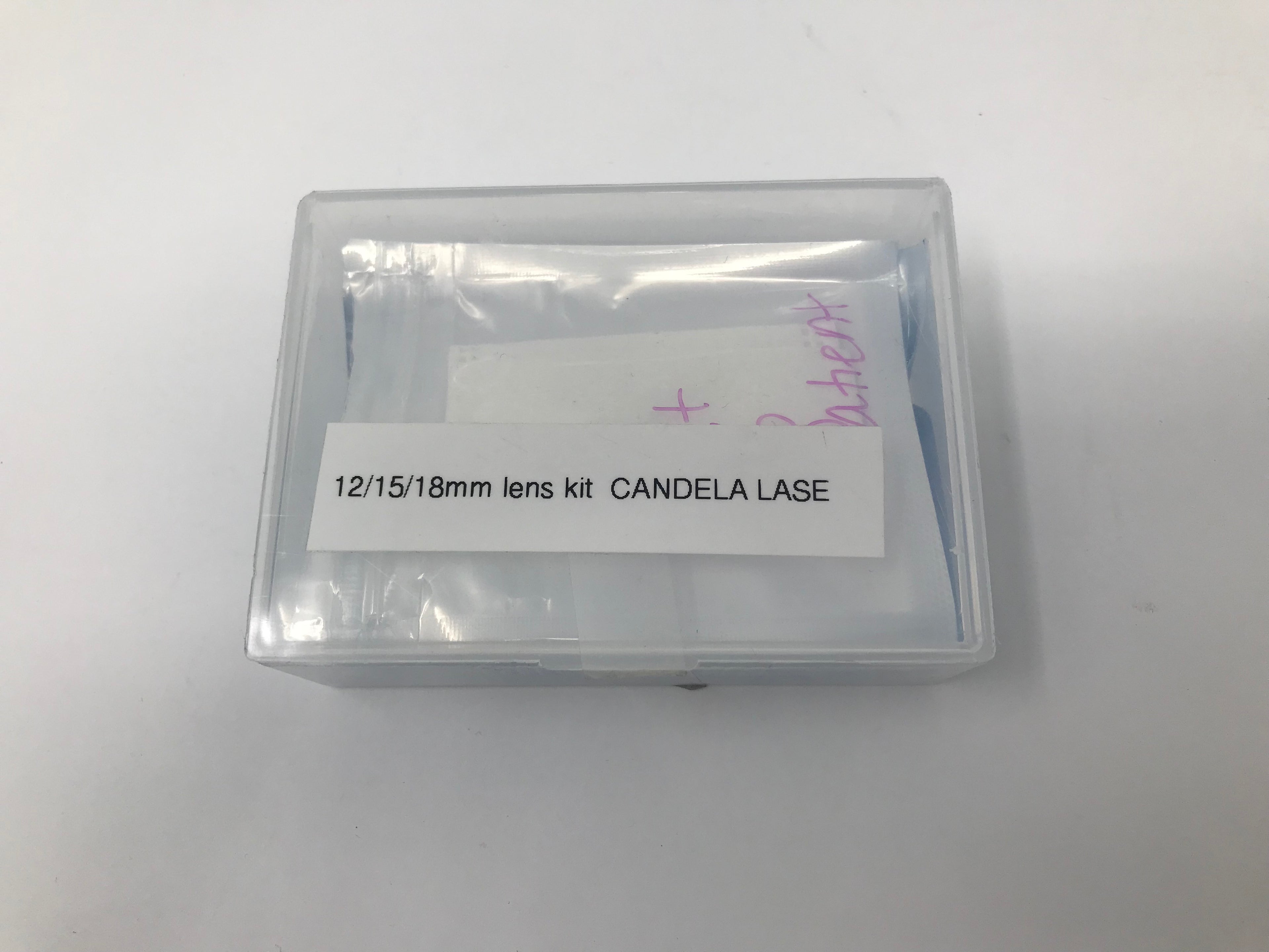 Candela GentleLase Gentle Lase 12/15/18 mm Handpiece Lens Replacement Kit