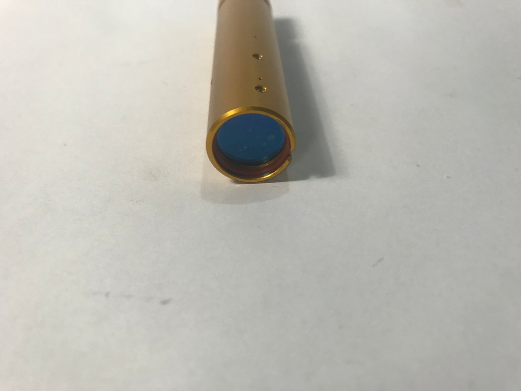 Candela GentleLase Plus Alex HR Laser Handpiece Optic Slider 8mm Gold Lens