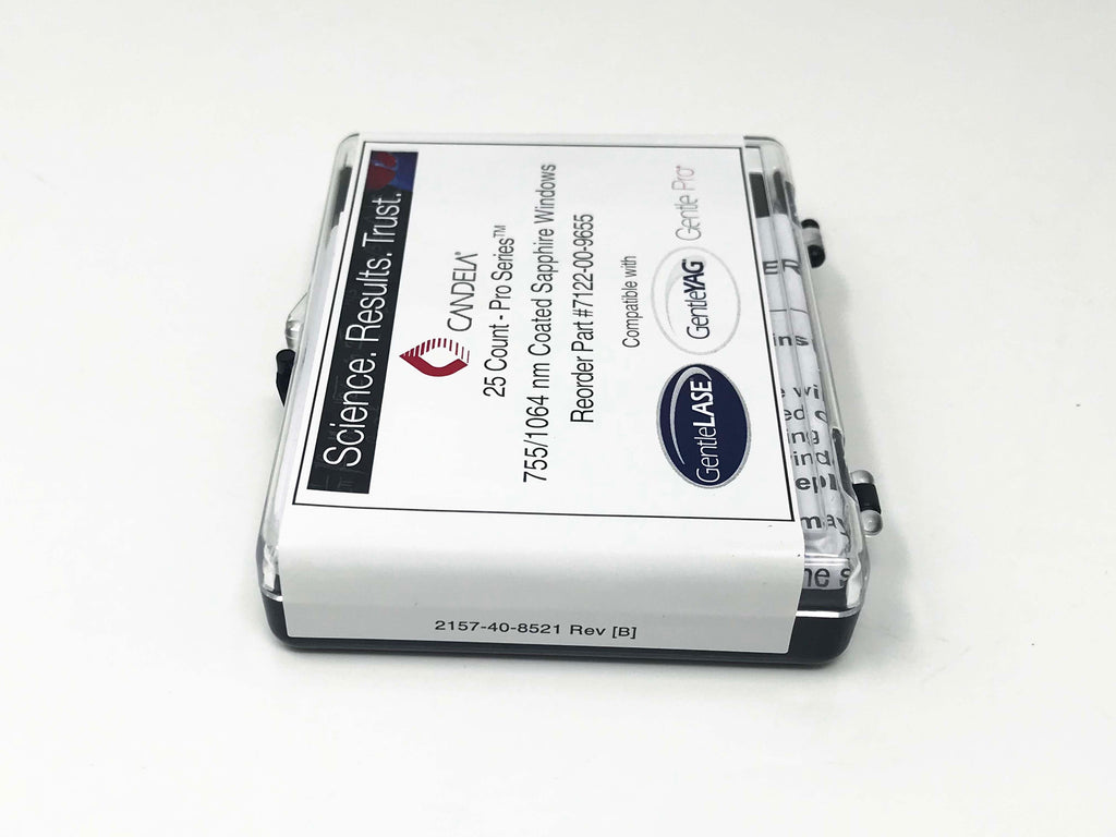 Candela Gentle Pro Lase YAG 755/1064 Coated Sapphire Windows 7122-00-9655