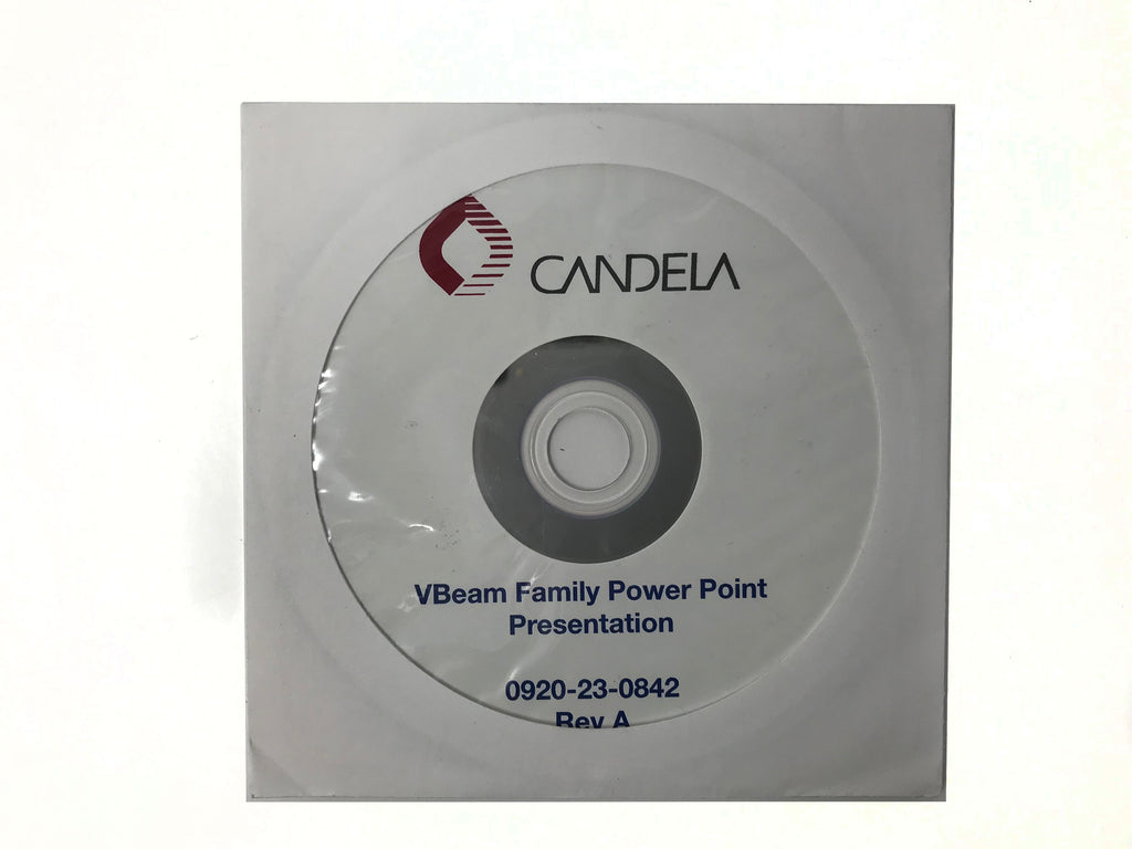 Candela Pulsed Dye VBeam Laser Family Power Point Presentation CD 0920-23-0842
