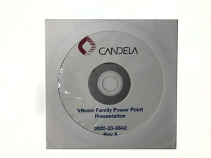Candela Pulsed Dye VBeam Laser Family Power Point Presentation CD 0920-23-0842