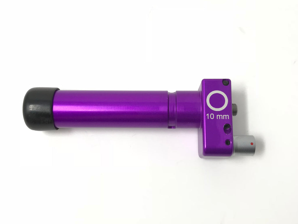 Candela V beam Pulsed Dye Laser Hand Piece Purple 10 mm Spot Size Lens Slider