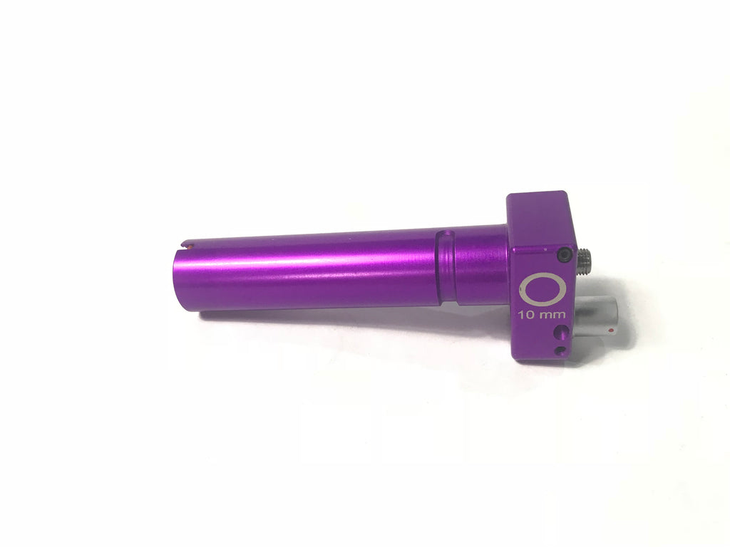 Candela VBeam 1 Pulsed Dye Laser 10mm Purple Handpiece Optic Lens Slider
