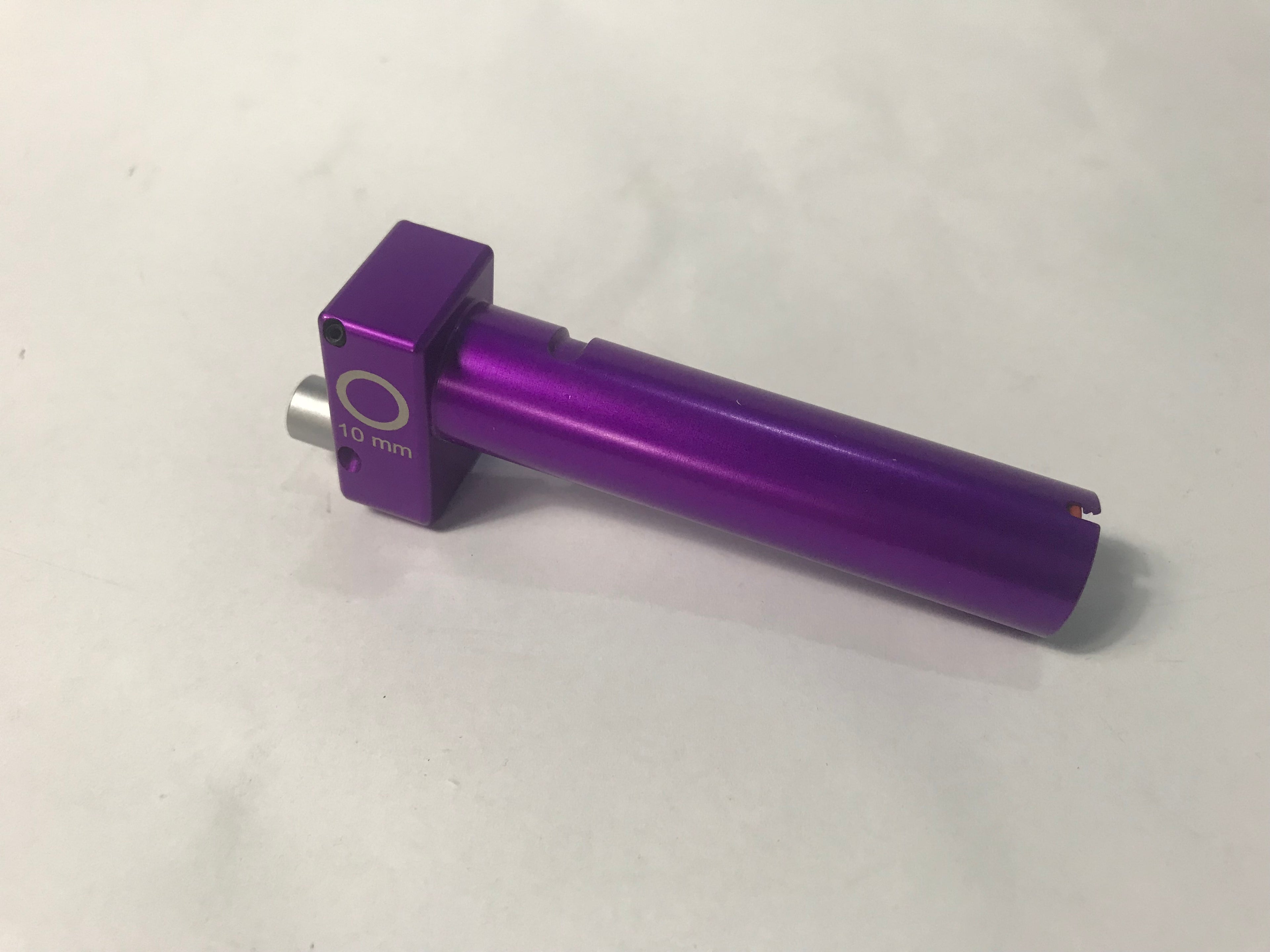 Candela VBeam 1 Pulsed Dye Laser 10mm Purple Handpiece Optic Lens Slider