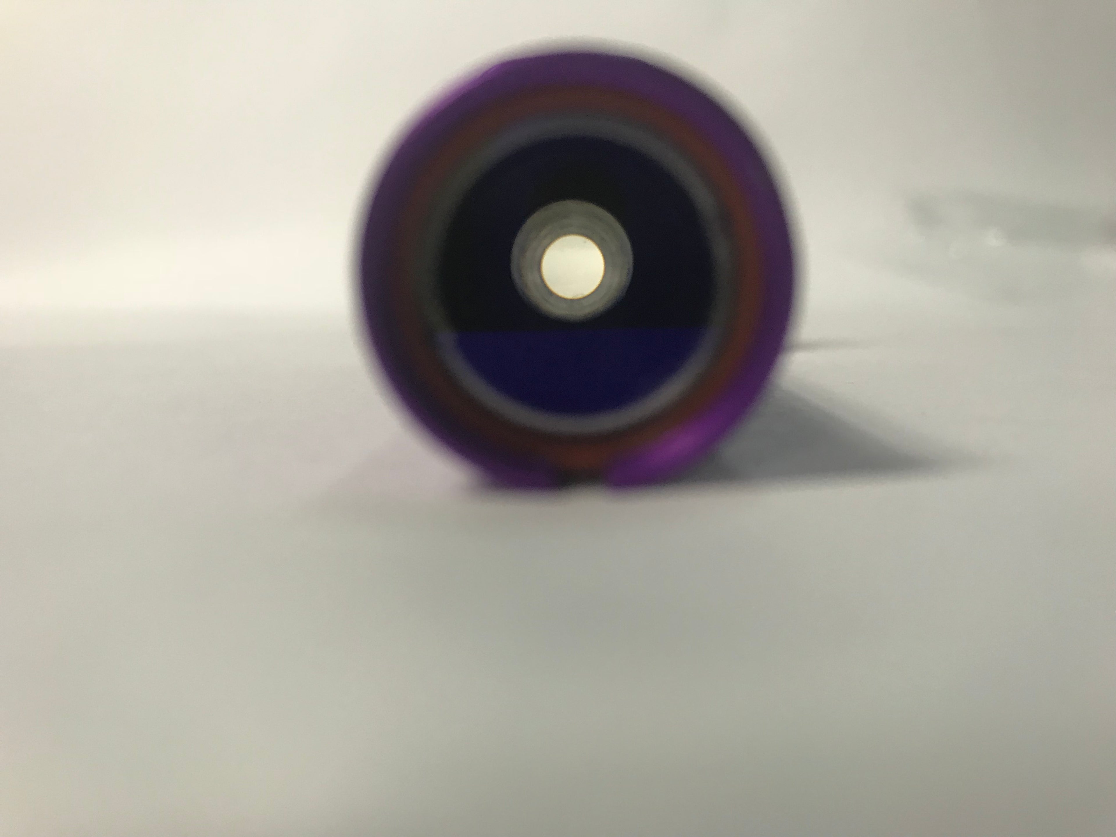Candela VBeam 1 Pulsed Dye Laser 10mm Purple Handpiece Optic Lens Slider