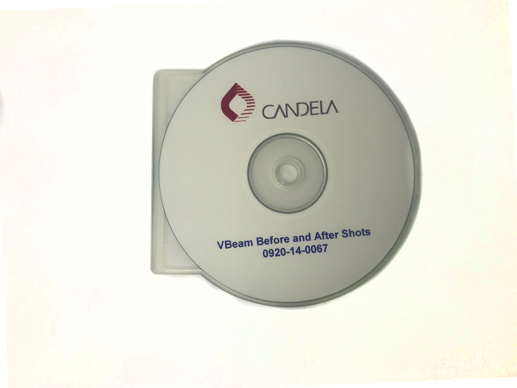 Candela Vbeam Pulsed Dye Laser Before and After Shots CD Disc 0920-14-0067