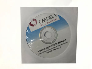Candela Vbeam Pulsed Dye Laser V Beam Digital Operators Manual CD 8501-00-1510