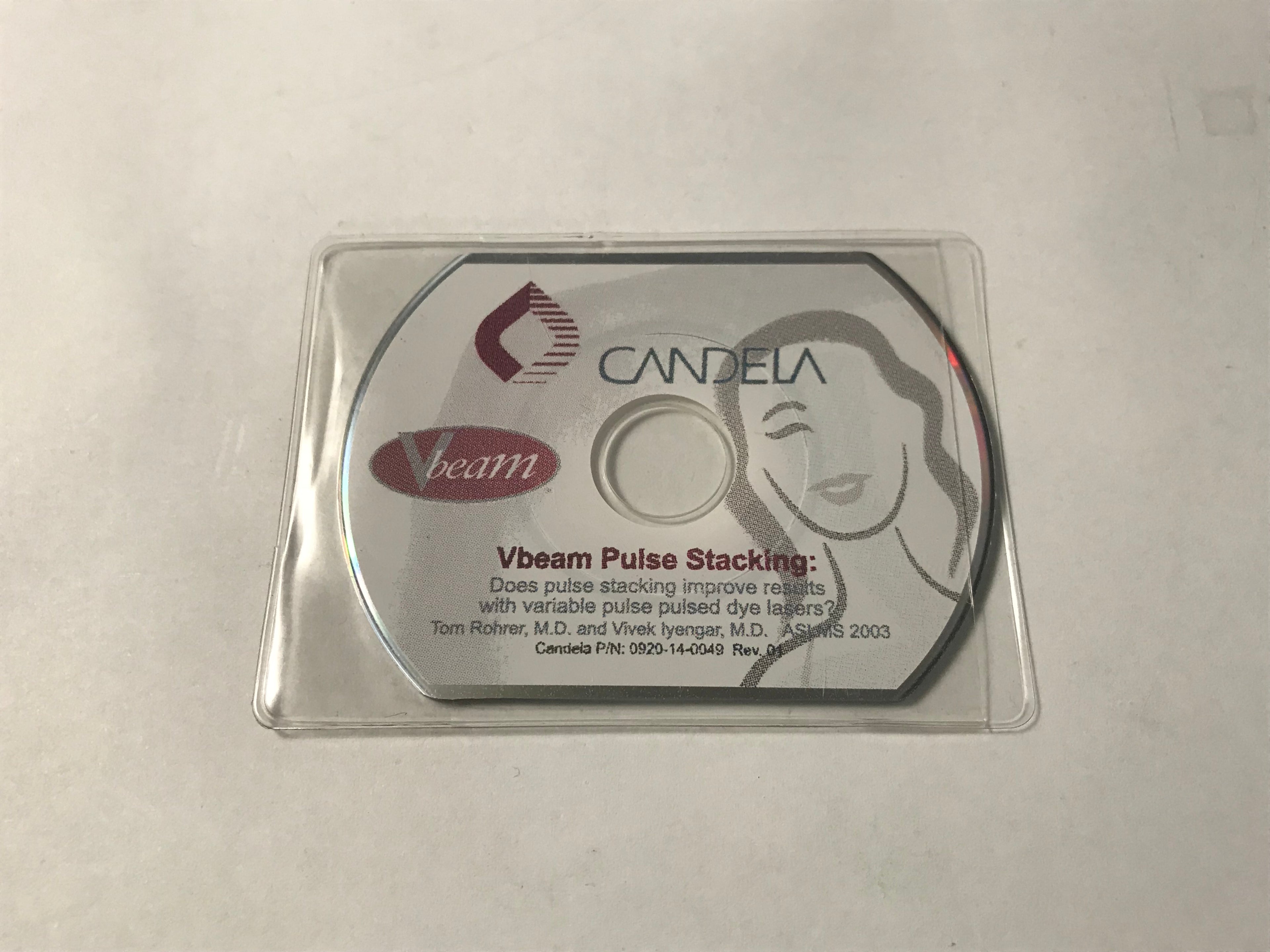 Candela Vbeam Vascular Laser Pulse Stacking Clinical Results Compact Mini CD