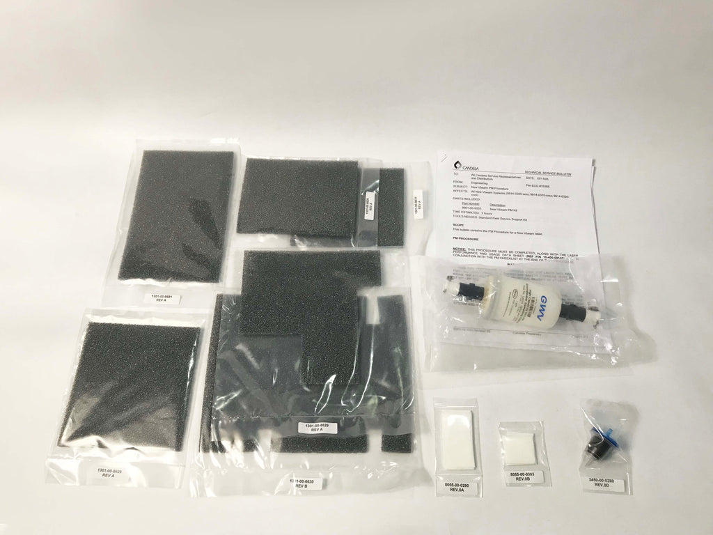 Candela VBeam 2 Perfecta Laser Prophylactic Repair Filter 8901-00-9335 PARTS KIT