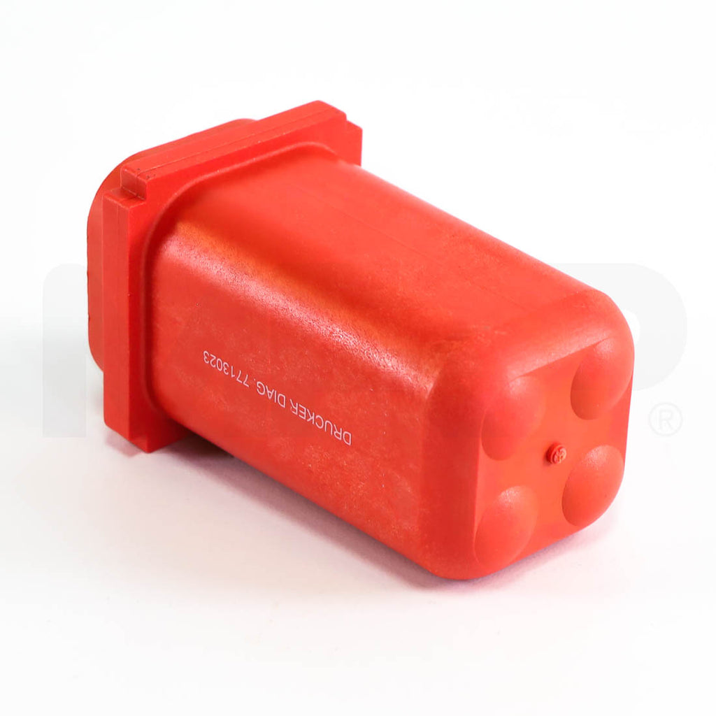 Drucker Diagnostics 100mm Orange Centrifuge 4-Tube Holder Side