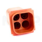 Drucker Diagnostics 100mm Orange Centrifuge 4-Tube Holder Top