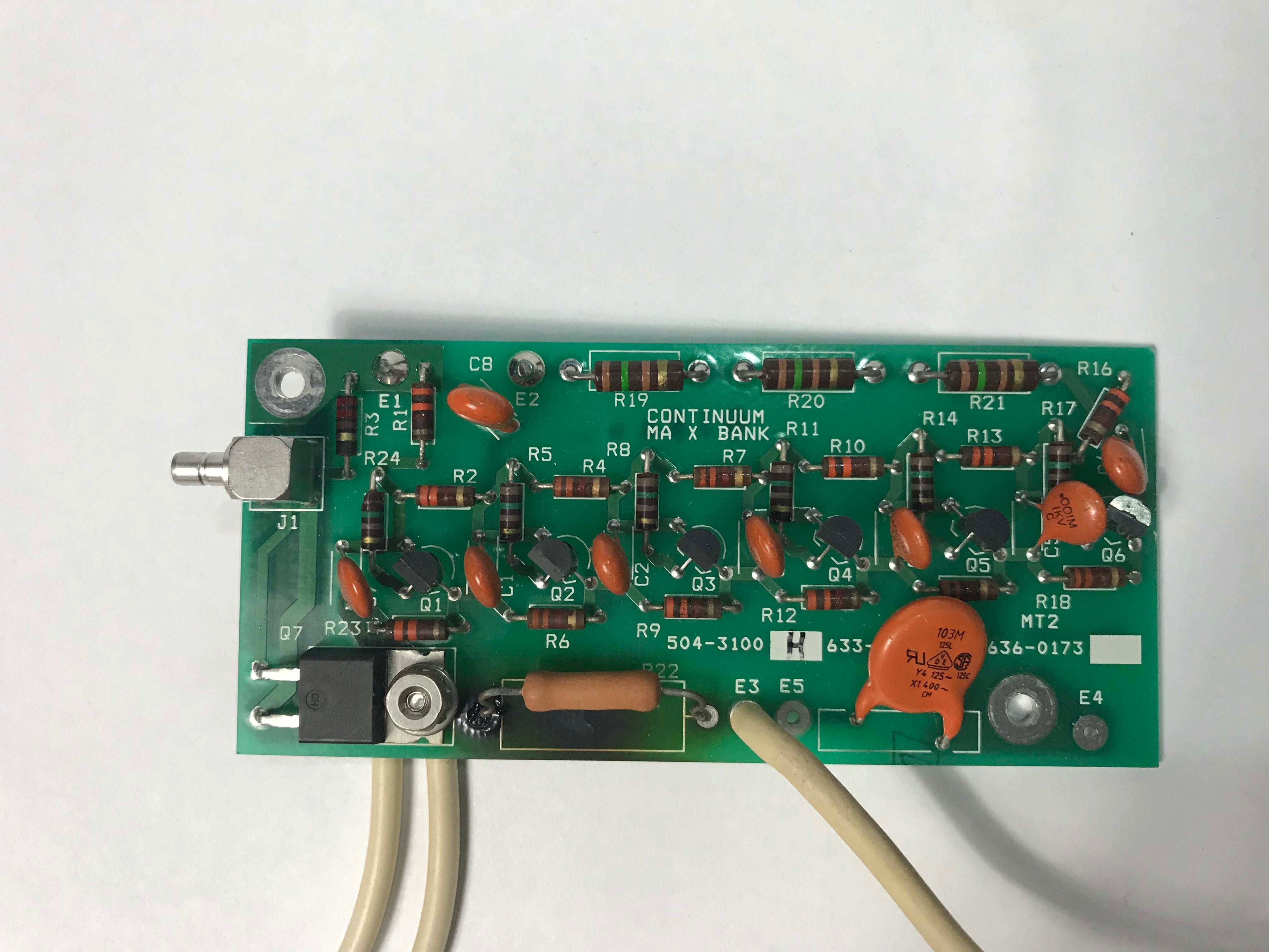Conbio MedLite C6 Laser Pulse Bank PCB Assembly AS IS Burnt Resistor 504-3200