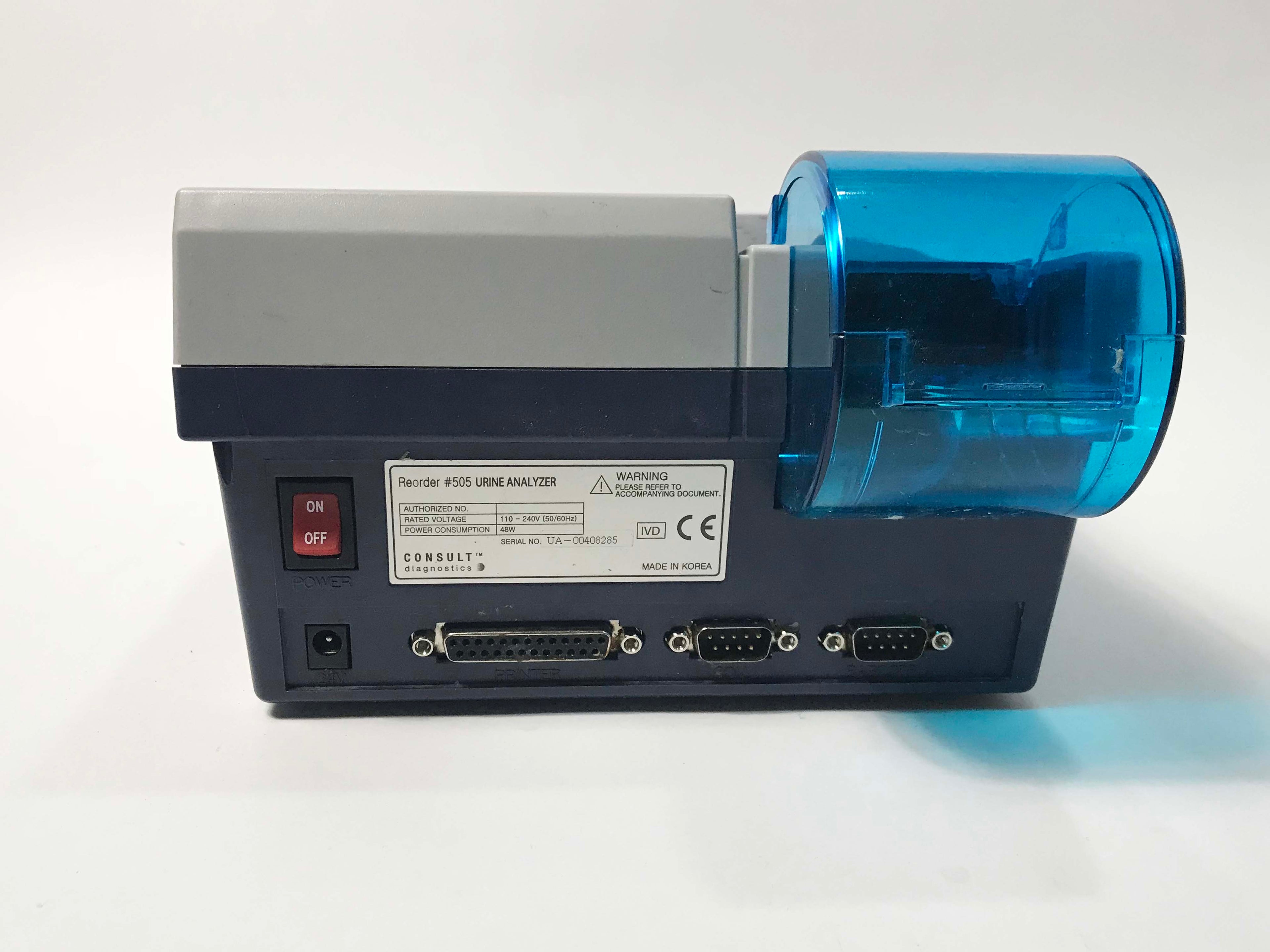 Consult Diagnostics 505 Urine Analyzer Urinalysis Strip Machine AS IS FOR PARTS