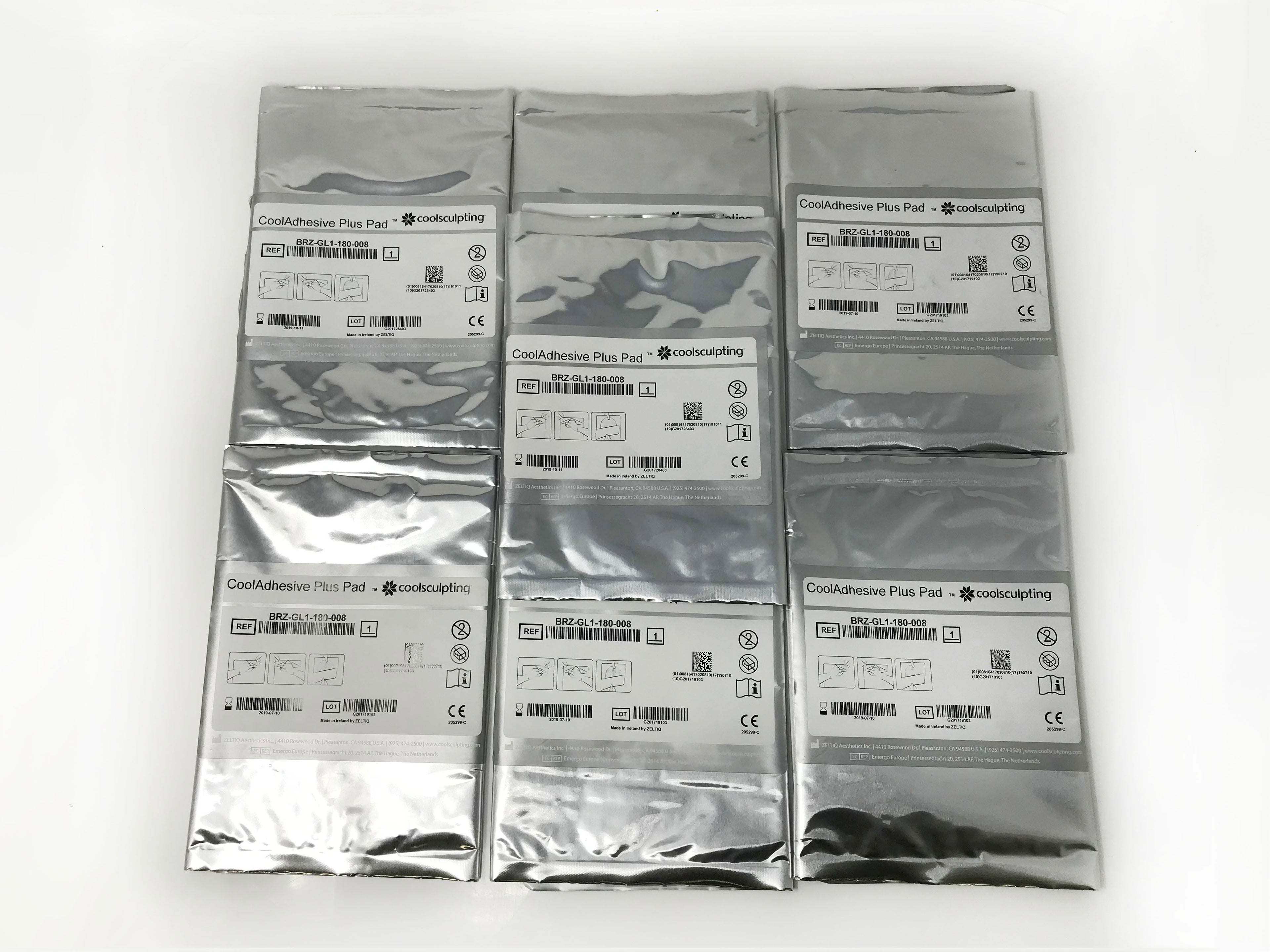 Cool Sculpting Adhesive CoolSculpting CoolAdhesive Plus Pad BRZ-GL1-180-008 7ct