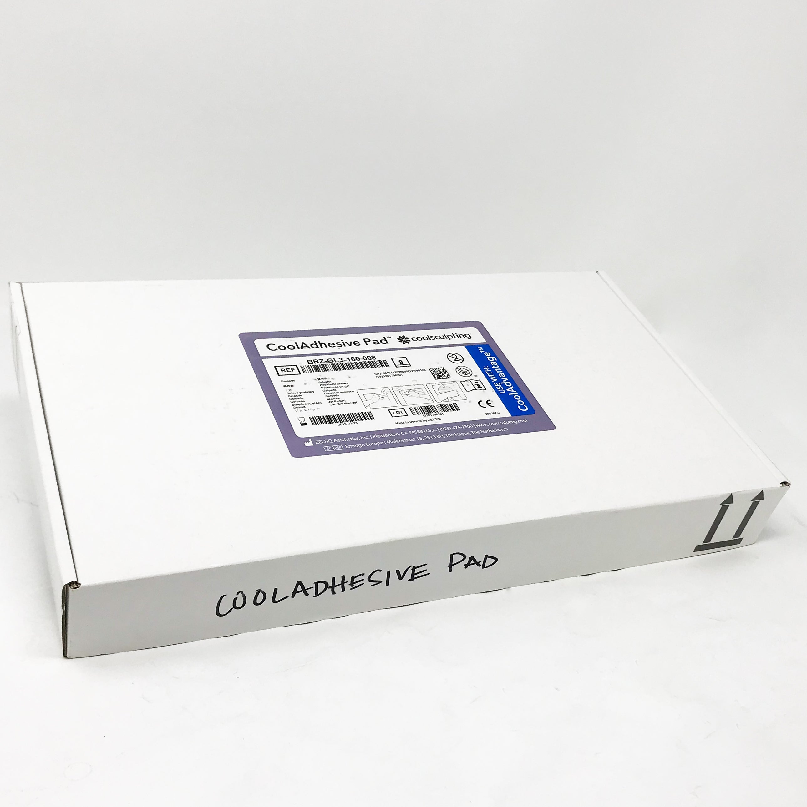 CoolAdvantage CoolAdhesive CoolSculpting Pads ZELTIQ BRZ-GL3-160-008 Exp 3/19