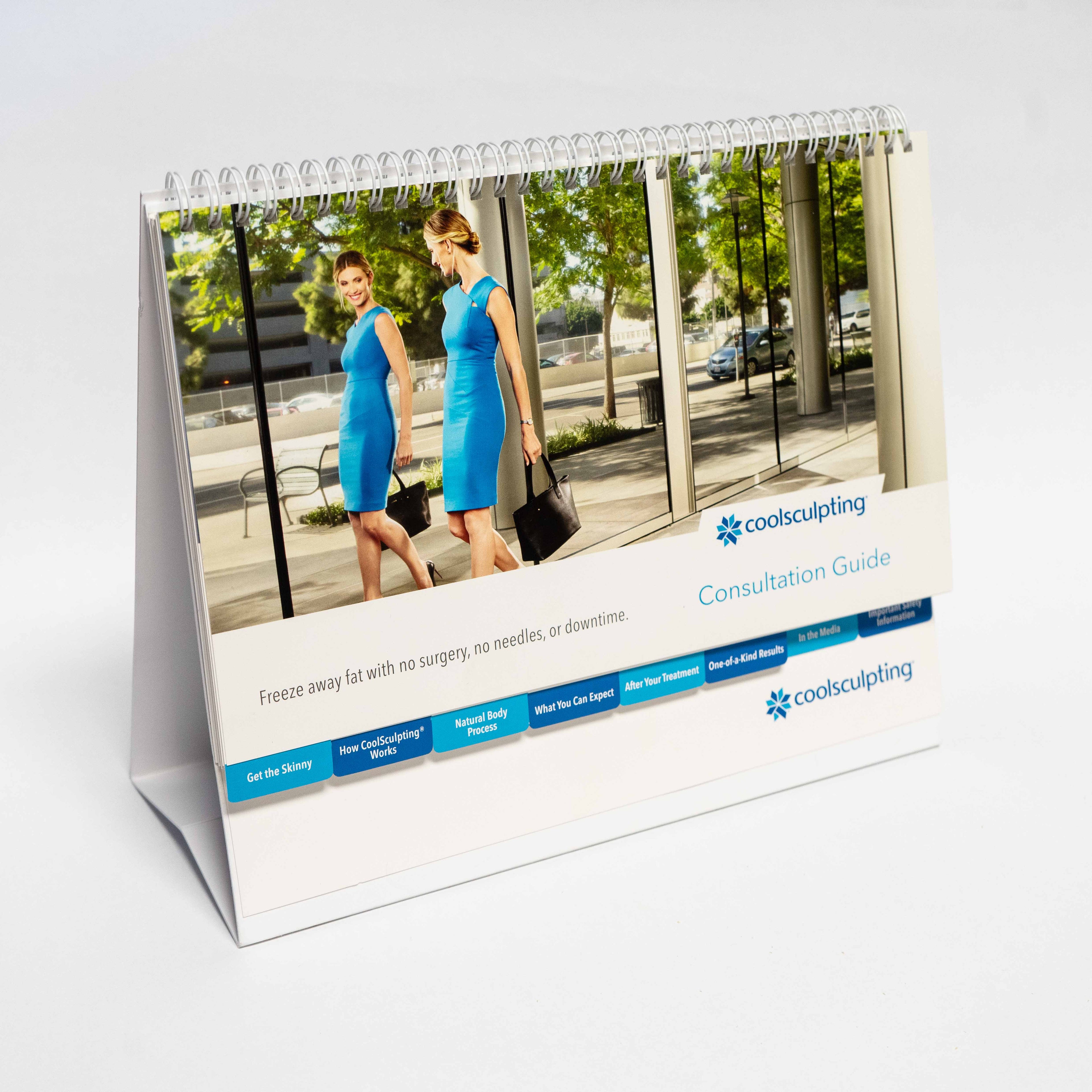 Coolsculpting 2016 Prop up Display CONSULTATION GUIDE - Photos & Overview