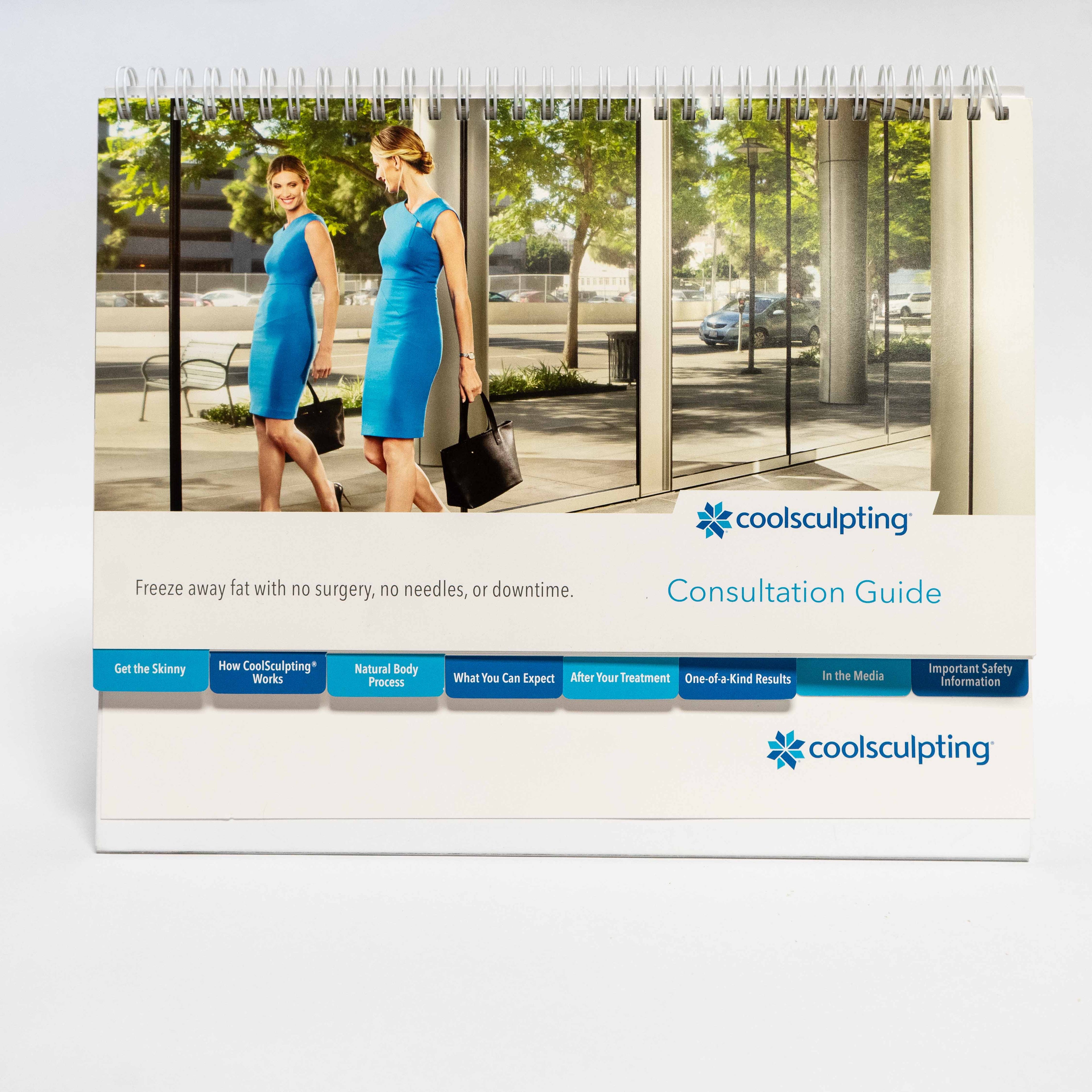 Coolsculpting 2016 Prop up Display CONSULTATION GUIDE - Photos & Overview