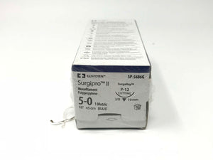 Covidien Surgipro II Surgalloy SP-5686G Monofil Polypropylene 5-0 Suture 12 Pack