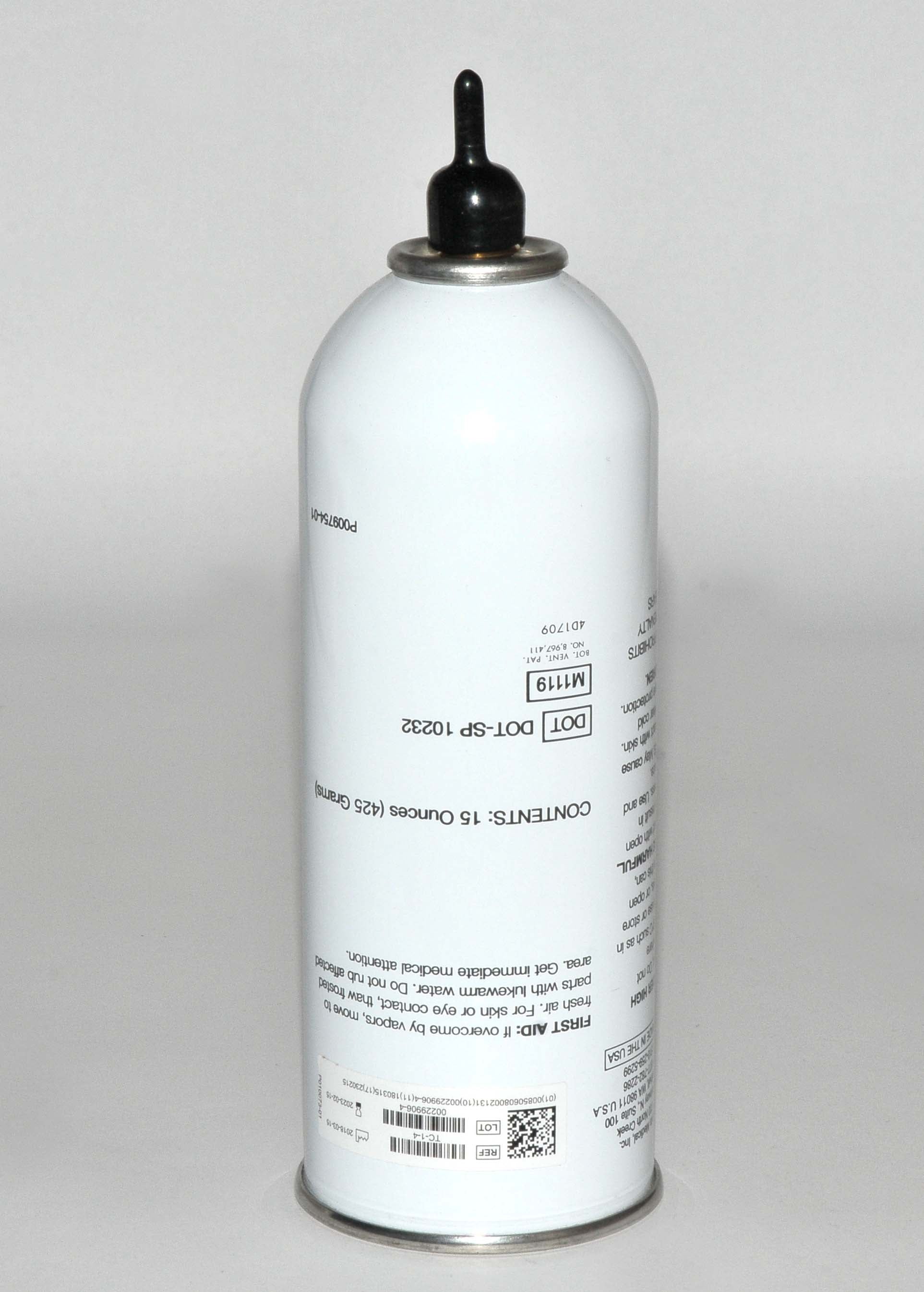 Cryogen P/N: TC-1-4 THERMAGE Canister ThermaCool REF TC-1 * (15oz Can) NEW