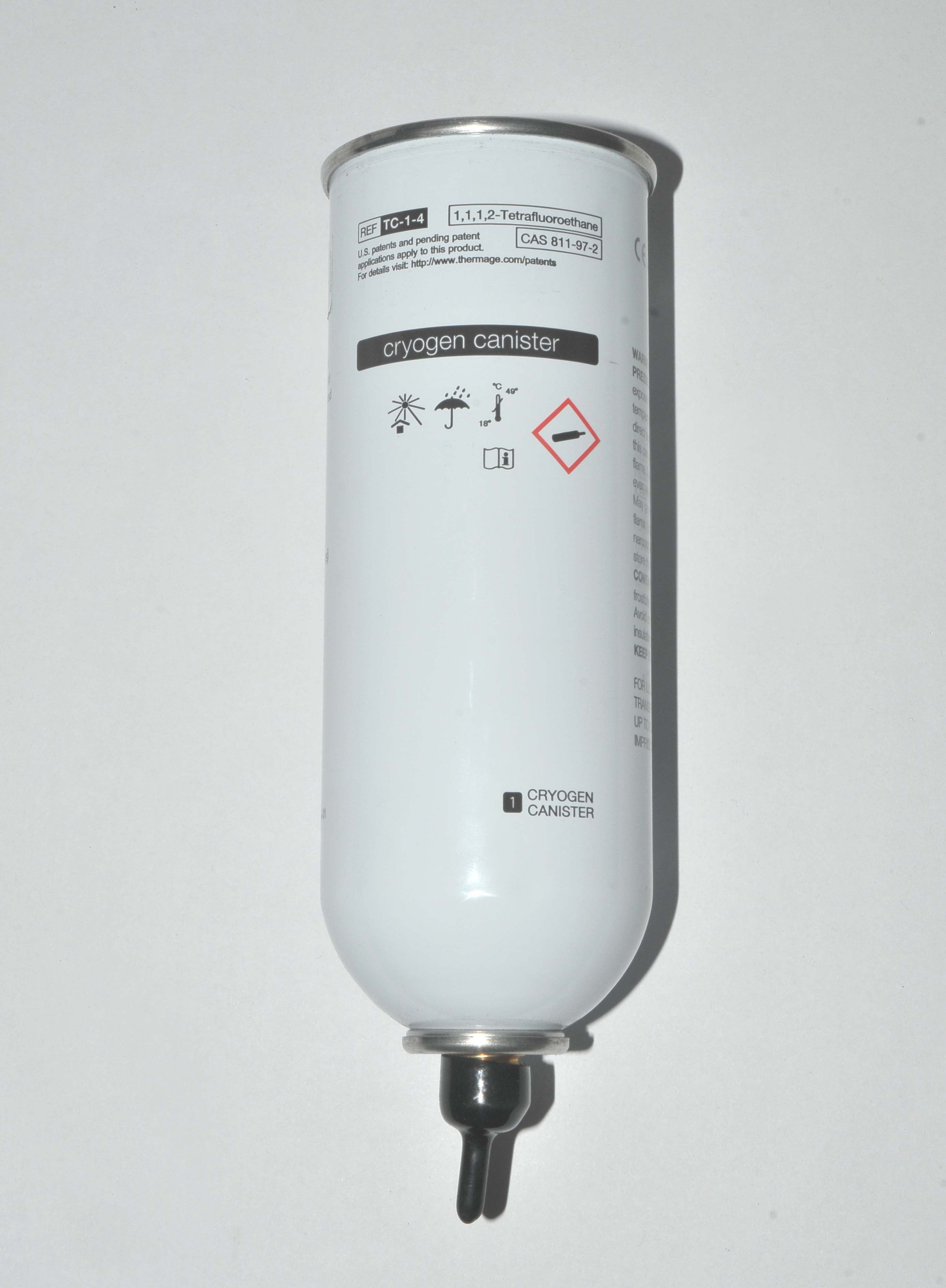 Cryogen P/N: TC-1-4 THERMAGE Canister ThermaCool REF TC-1 * (15oz Can) NEW