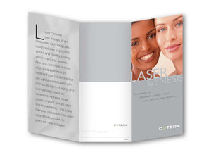 Cutera Laser Genesis Skin Revitalization Wrinkles Pores Redness Brochures 25Pack