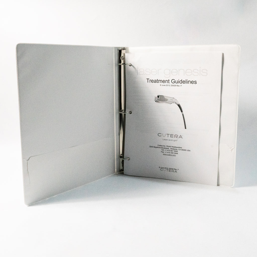 Cutera Laser Genesis Treatment Guidelines & Overview Manual D0028 (6 pages)