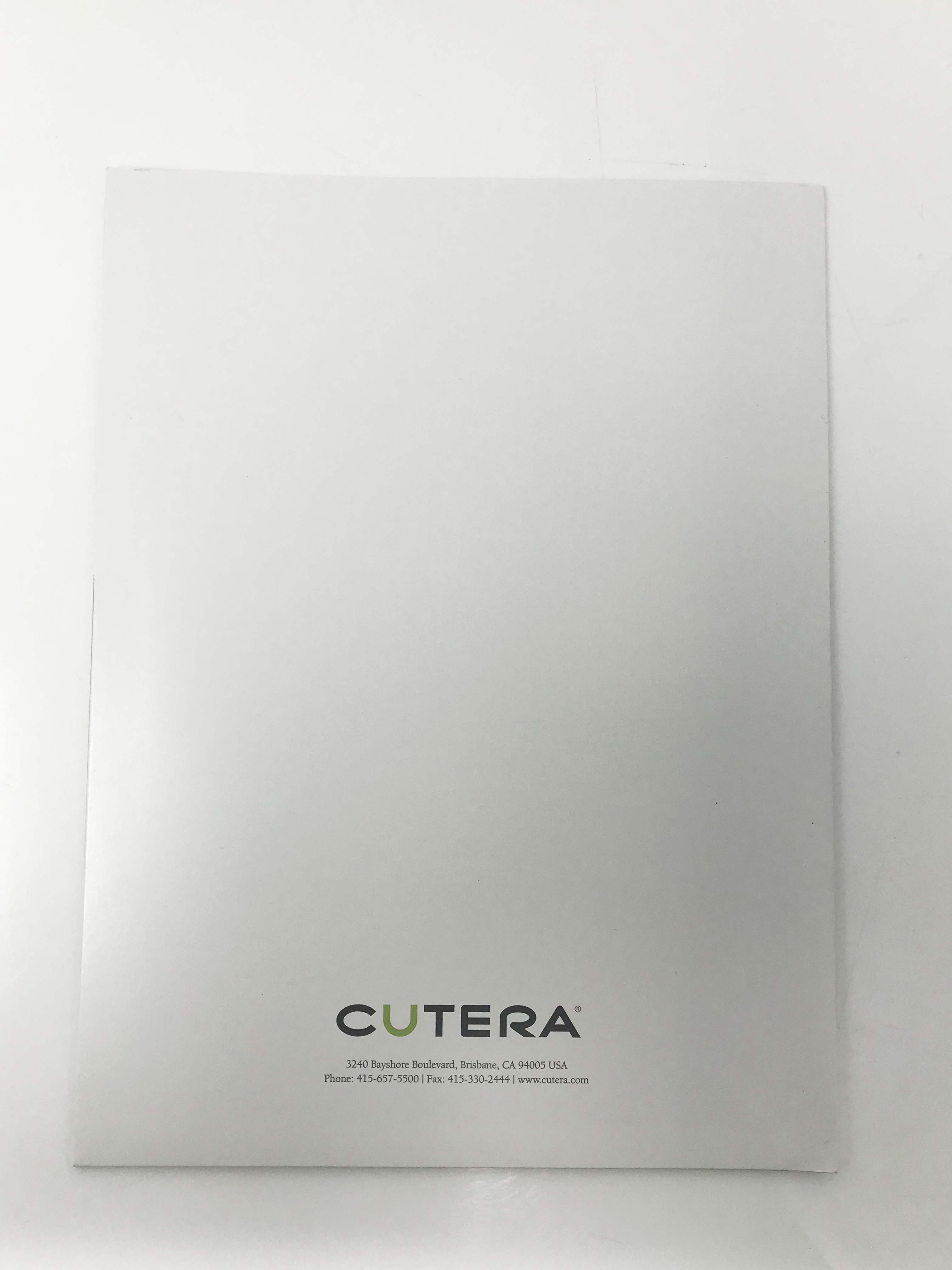 Cutera Lasers Aesthetic Treatment Patient Followup Documents Literature Folders