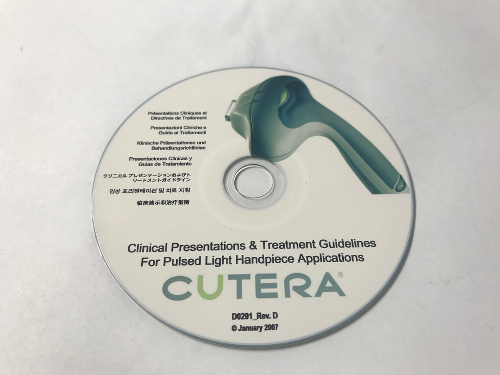 Cutera Lasers IPL Handpiece Clinical Presentations & Treatment Guidelines CD