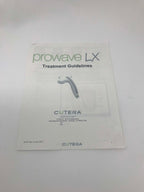 Cutera Prowave LX Treatment Guidelines Hand Piece Manual