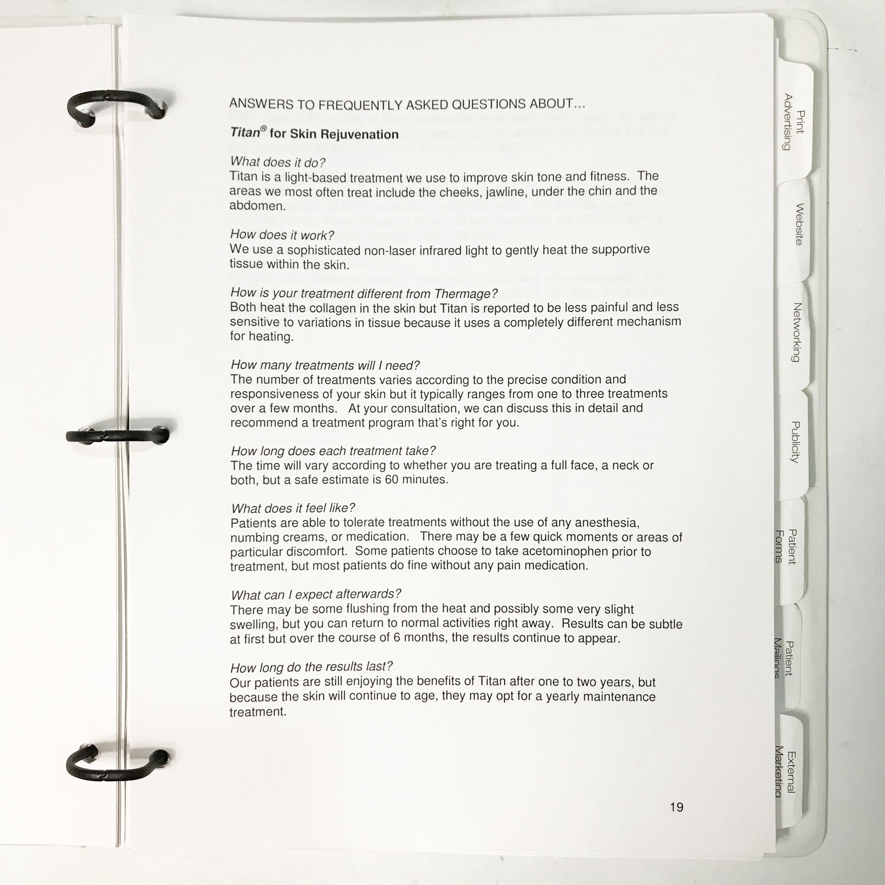 Cutera Success Essentials - Marketing Assistance Took Kit Guide Manual