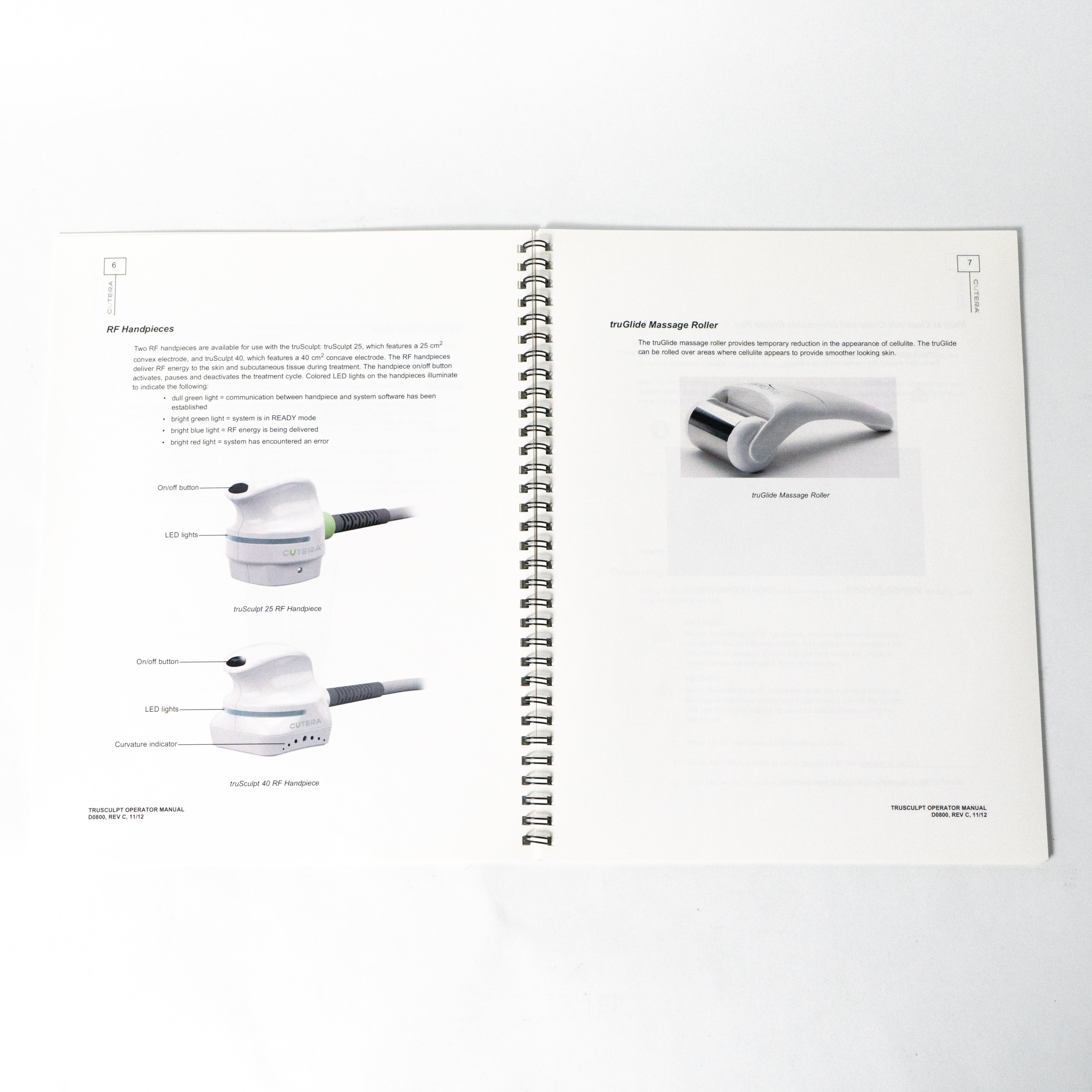 Cutera TRUSCULPT OPERATOR MANUAL D0800, Rev C (11/12) Tru Sculpt
