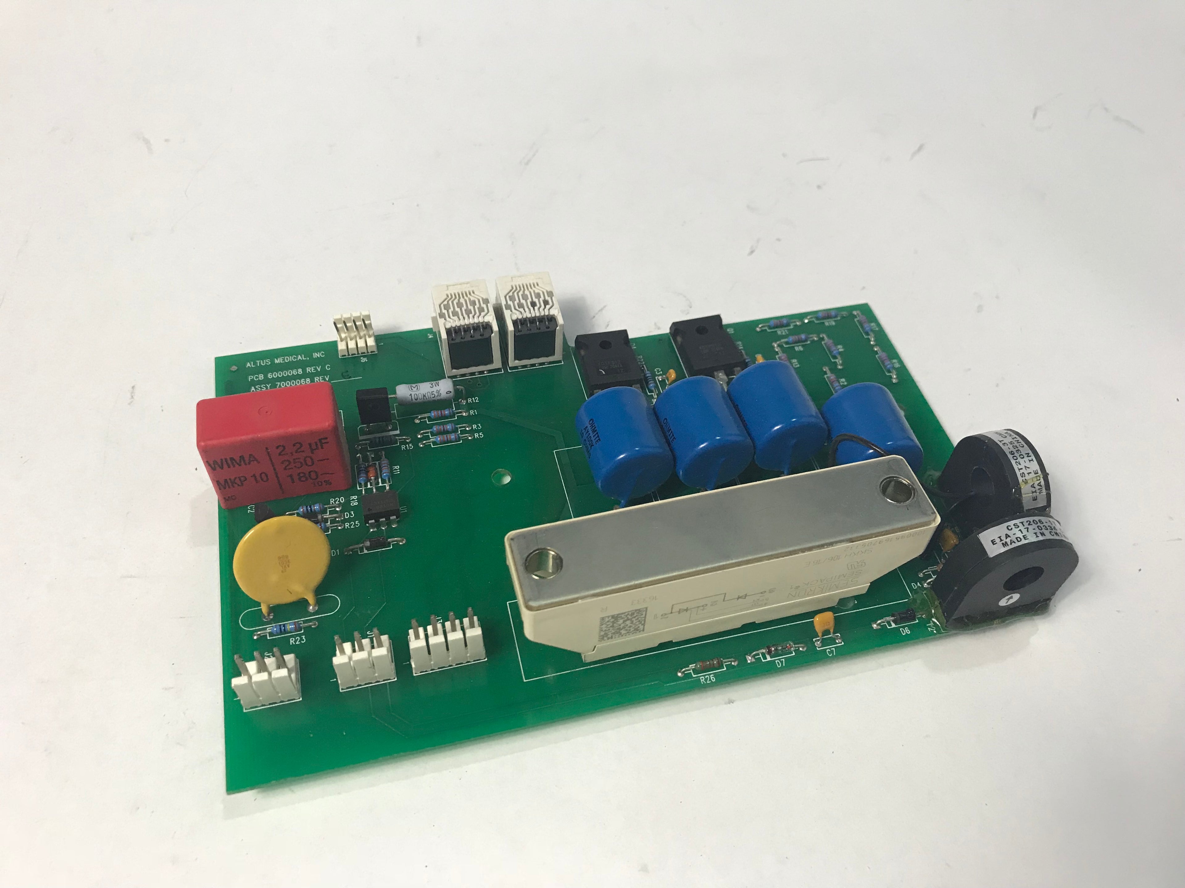 Cutera XEO CoolGlide Laser Capacitor Power Energy Voltage Dump PCB 6000068 Parts As Is