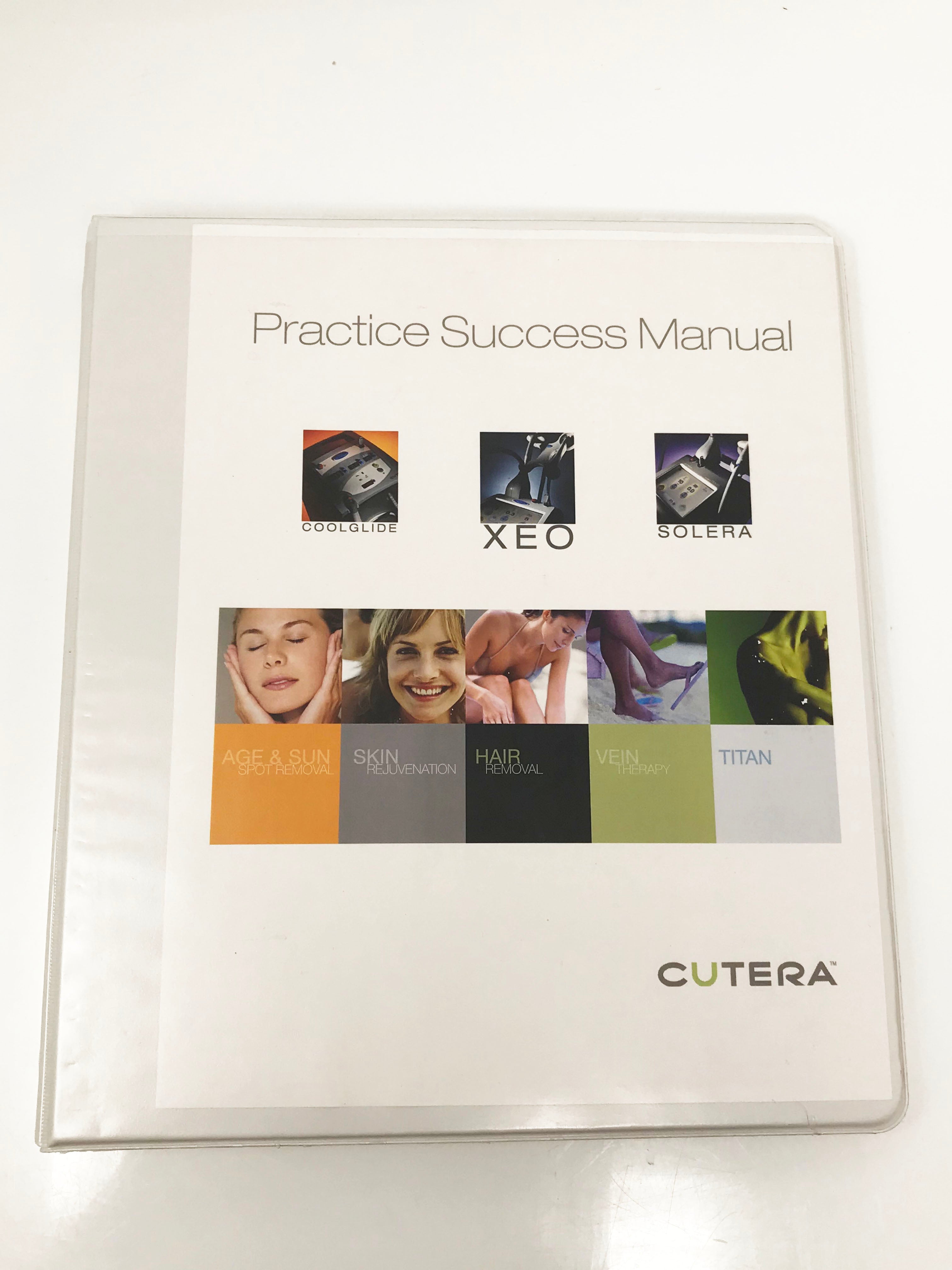 Cutera XEO CoolGlide Solera Practice Success Marketing Guide Manual Book