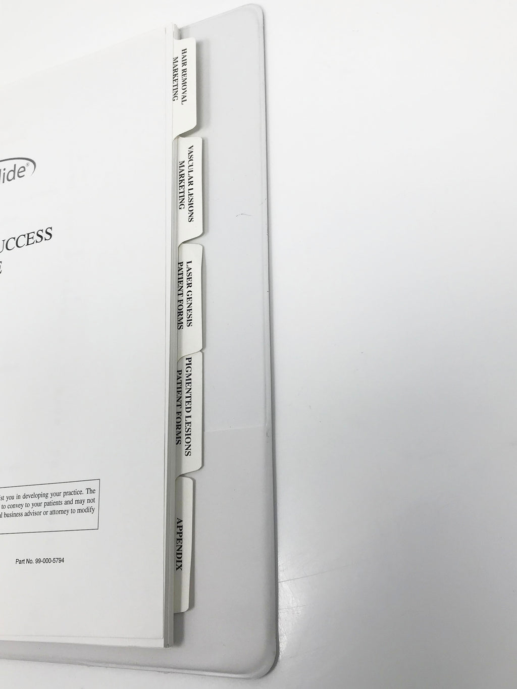 2004 Cutera XEO CoolGlide Solera Practice Success Manual Guide 99-000-5794