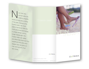 Cutera XEO Laser Vascular Vein Removal Telangiectasia Patient Brochures 25 Pack