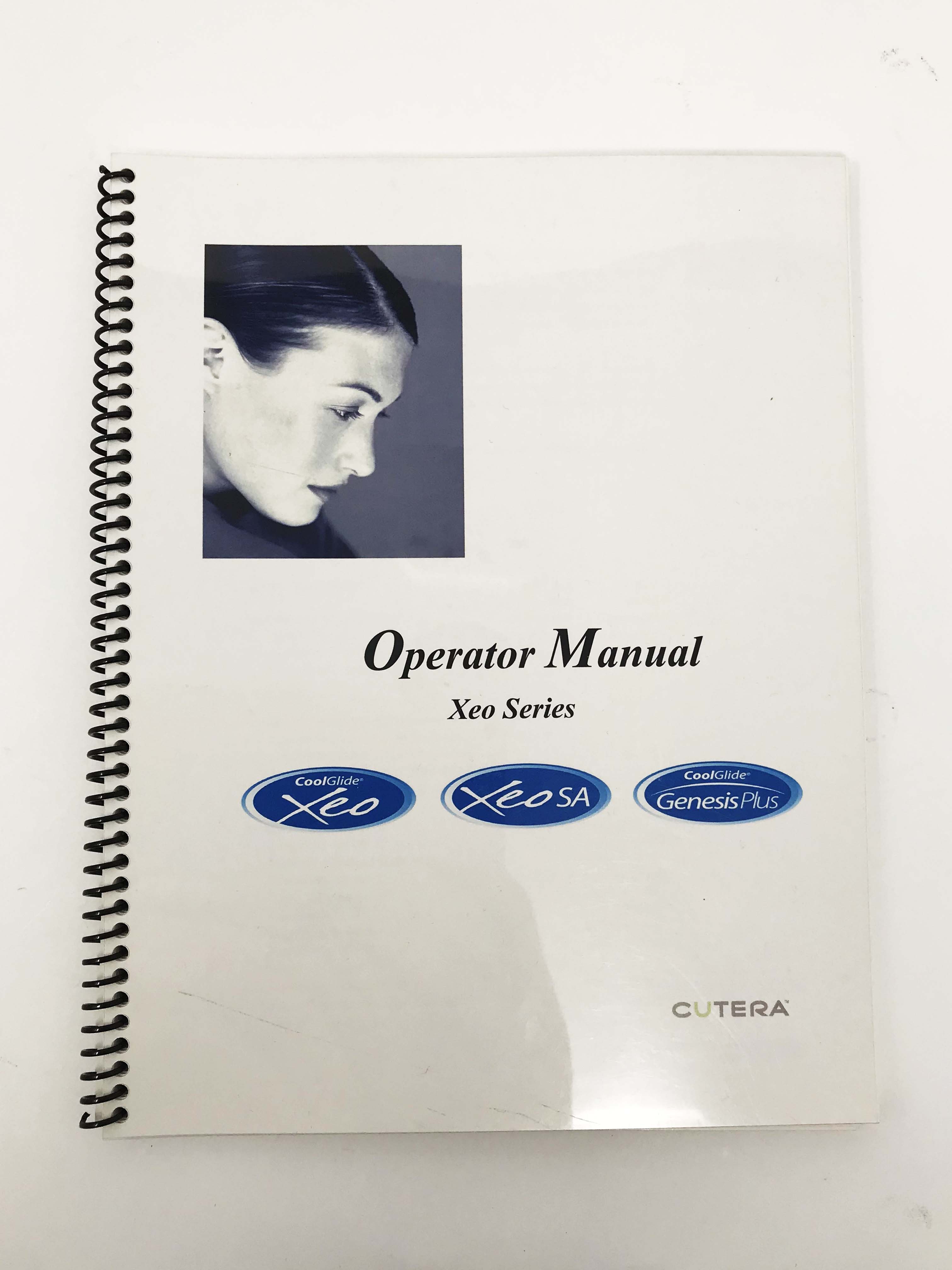 Cutera XEO Series CoolGlide SA Genesis Plus Laser Platforms Operators Manual