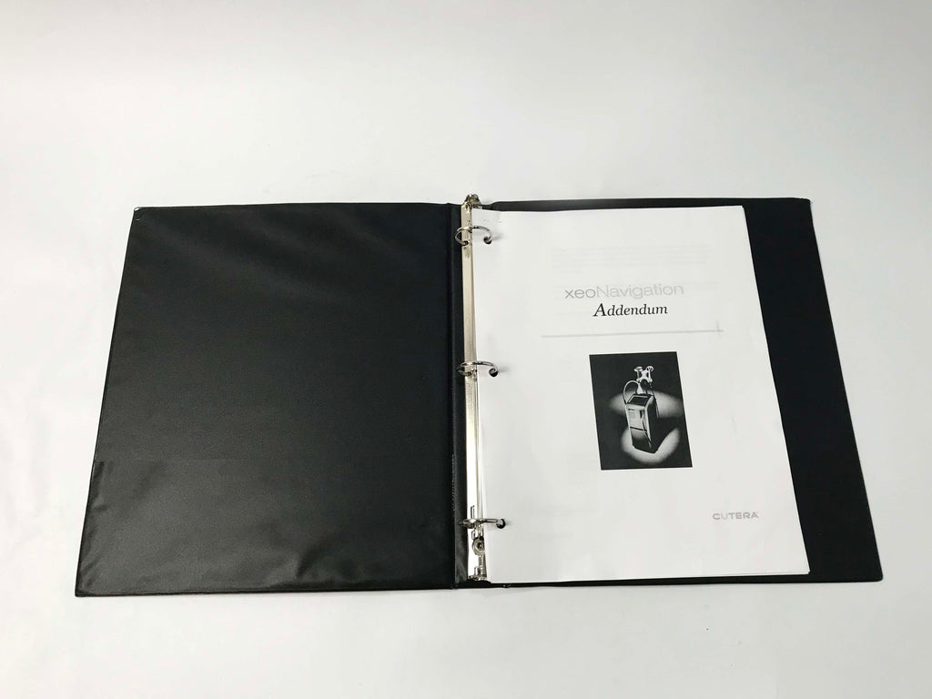 Cutera Xeo Laser System Interface Navigation Addendum 1 Manual 2006 REV A