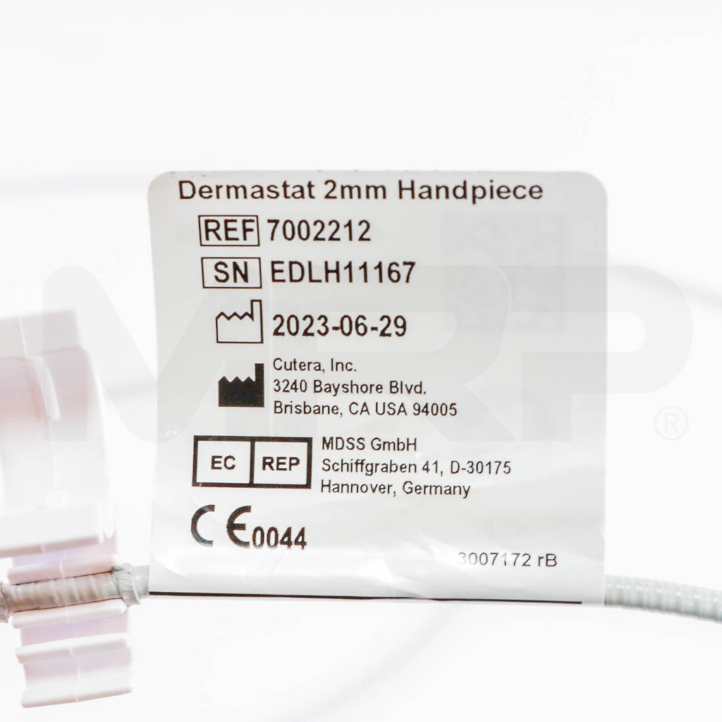 Cutera Excel Dermastat 2mm Handpiece 70022212T